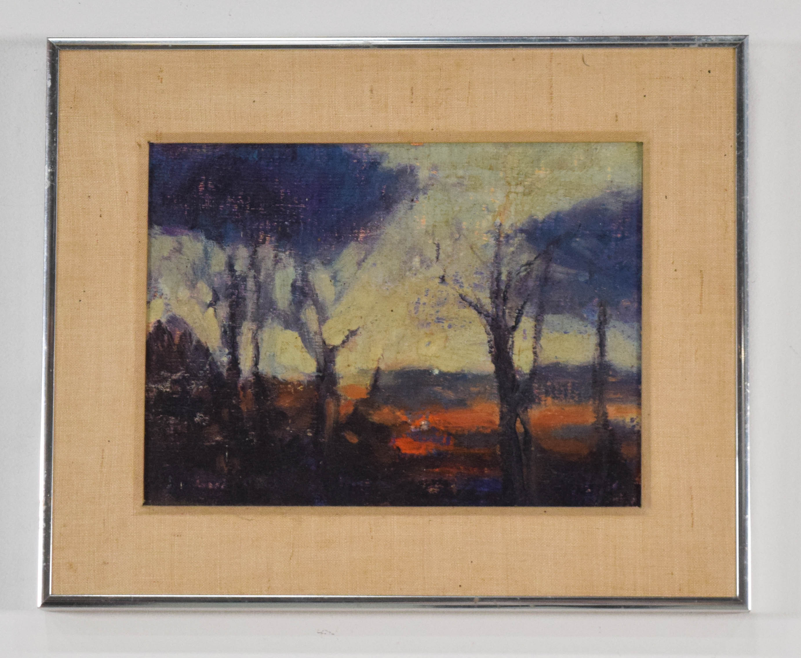 Boyd Oil on Board Trees at the Ashokan