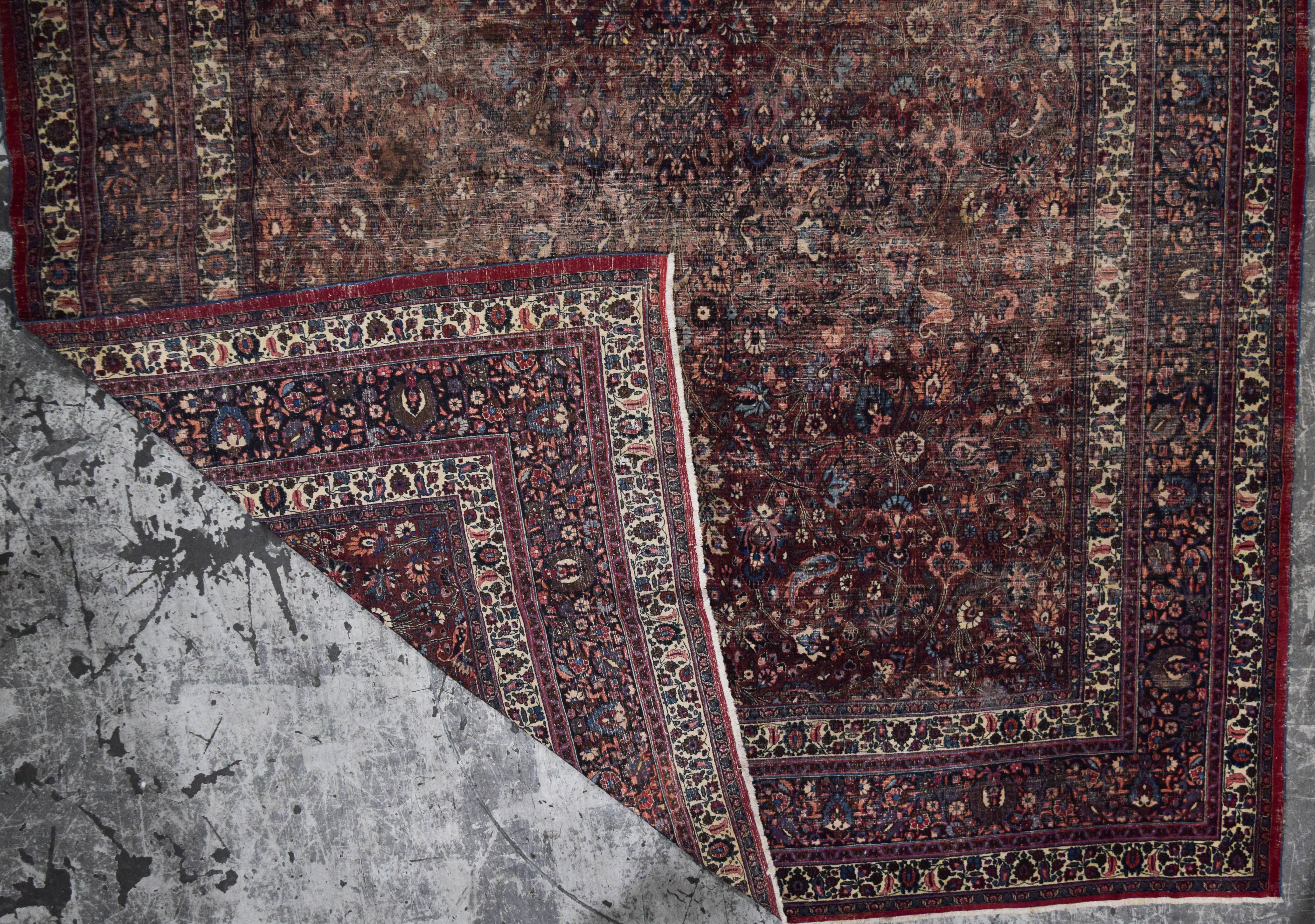 Kerman Style Wool Persian Rug 12 x 18 Feet