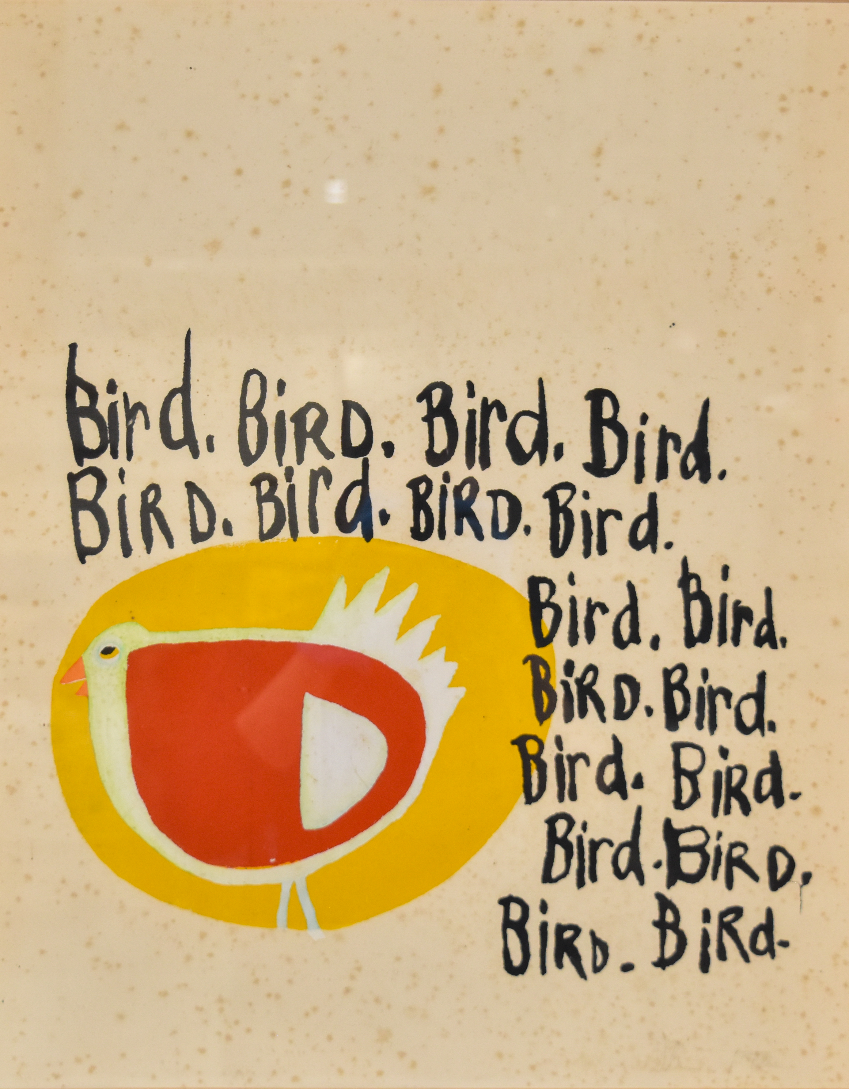 M. Stephen Screenprint Poster Bird