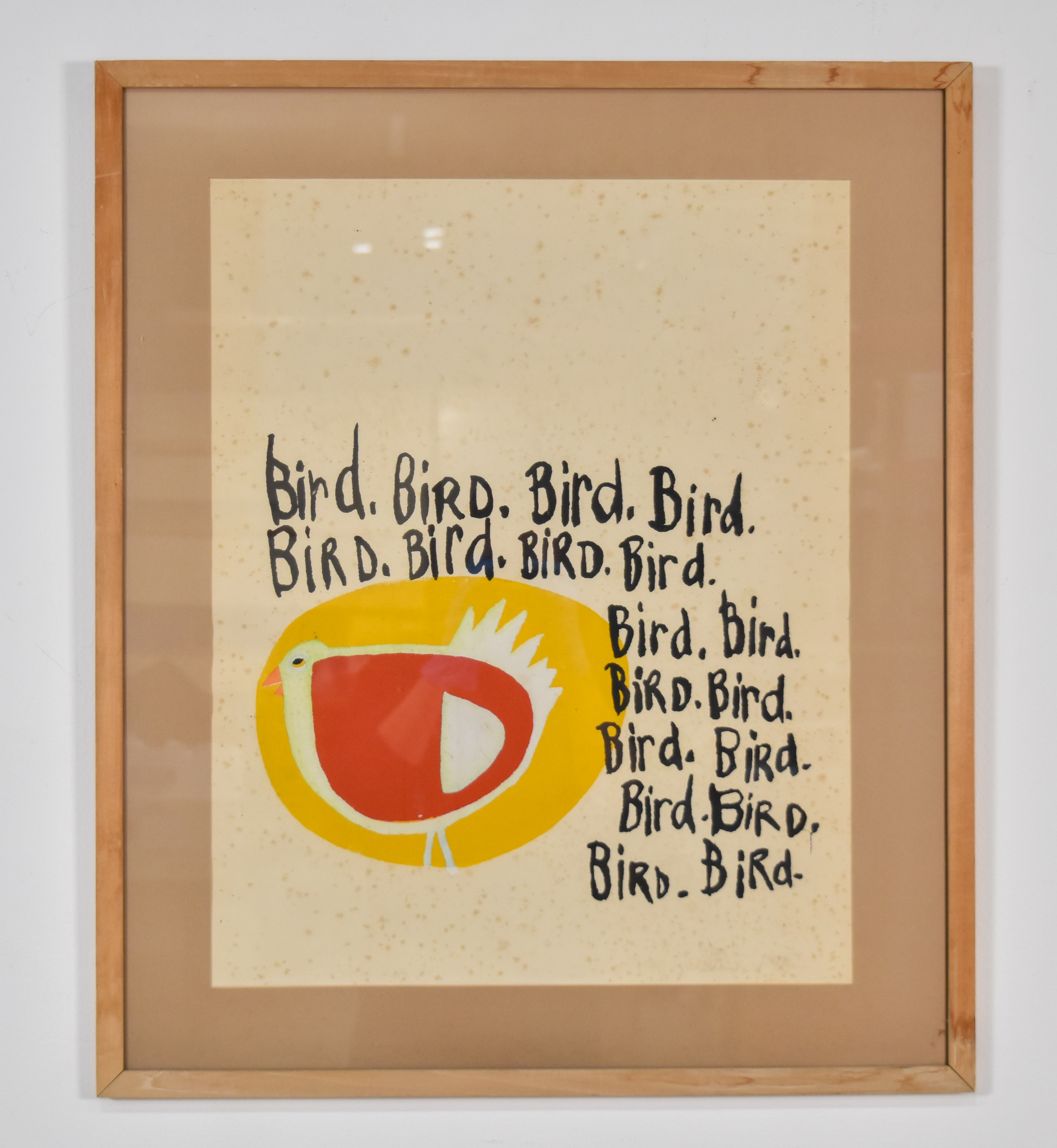 M. Stephen Screenprint Poster Bird