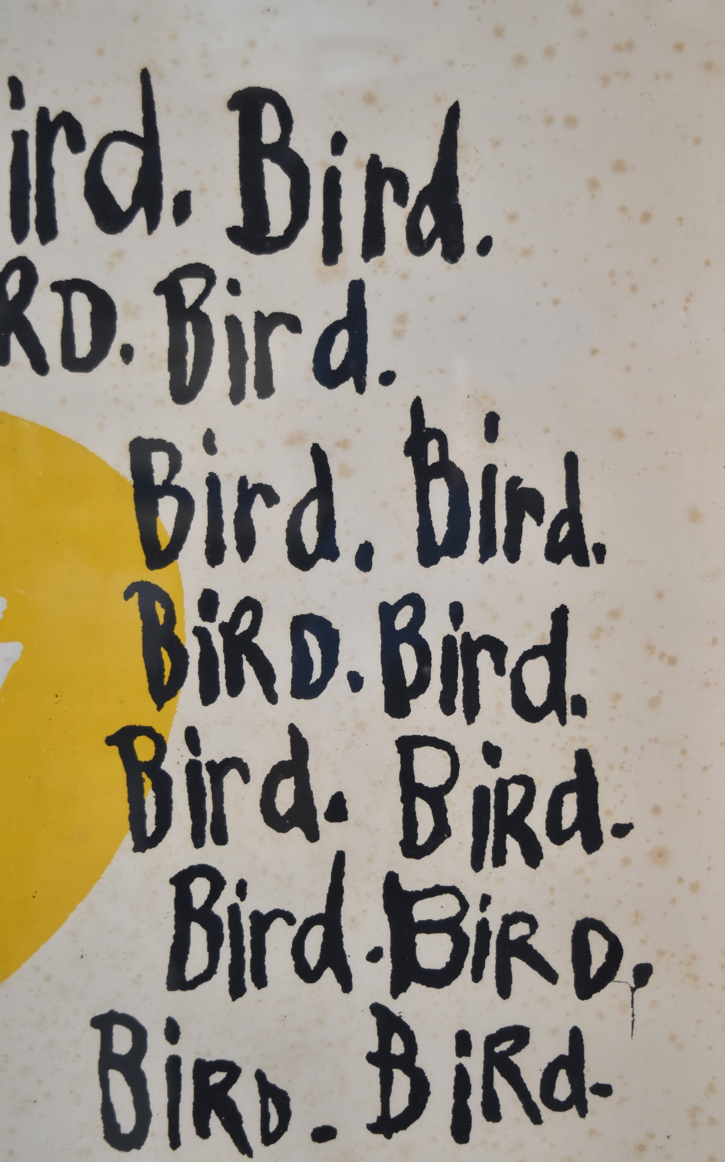 M. Stephen Screenprint Poster Bird