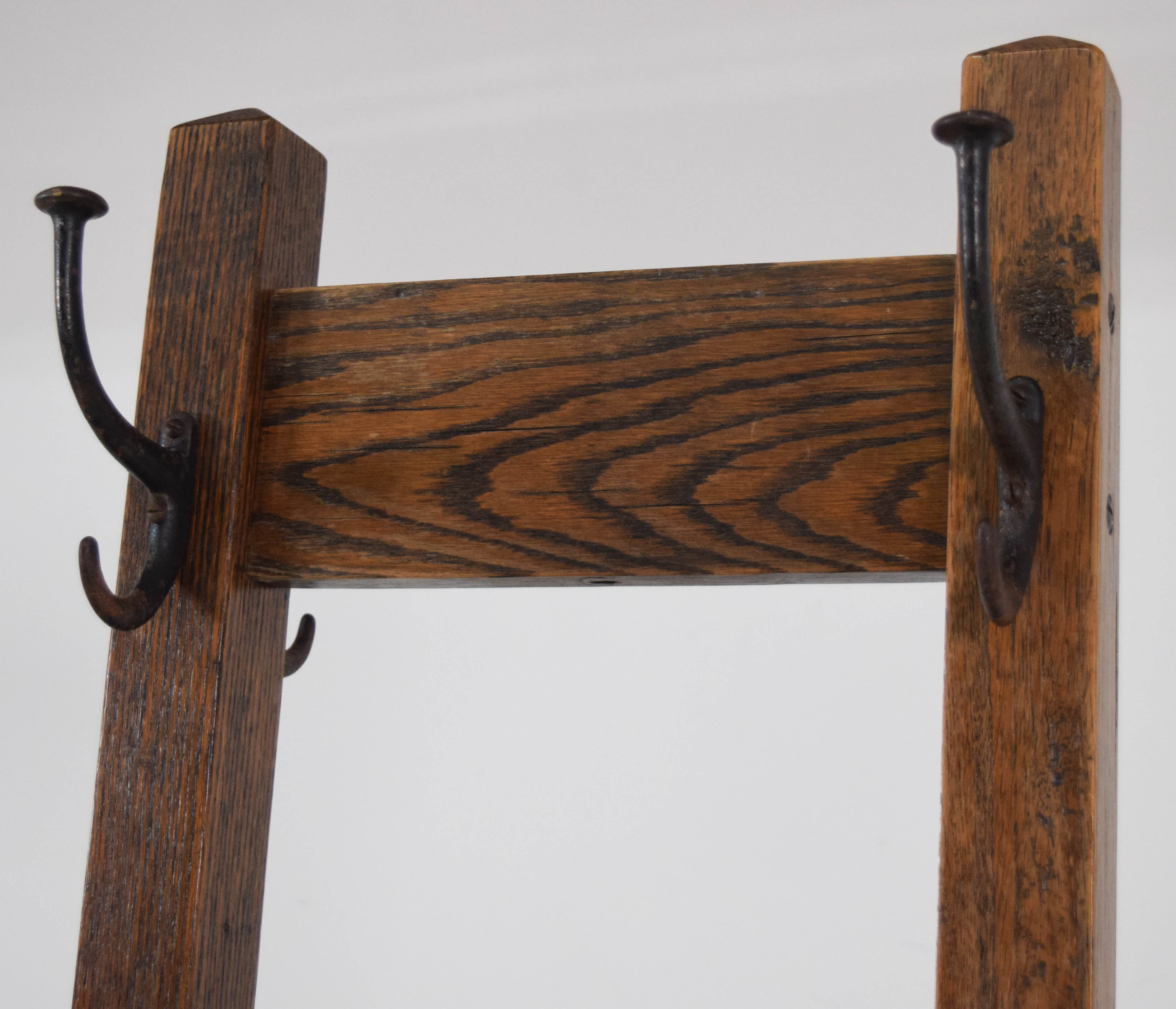Arts and Crafts Oak Hall Stand
