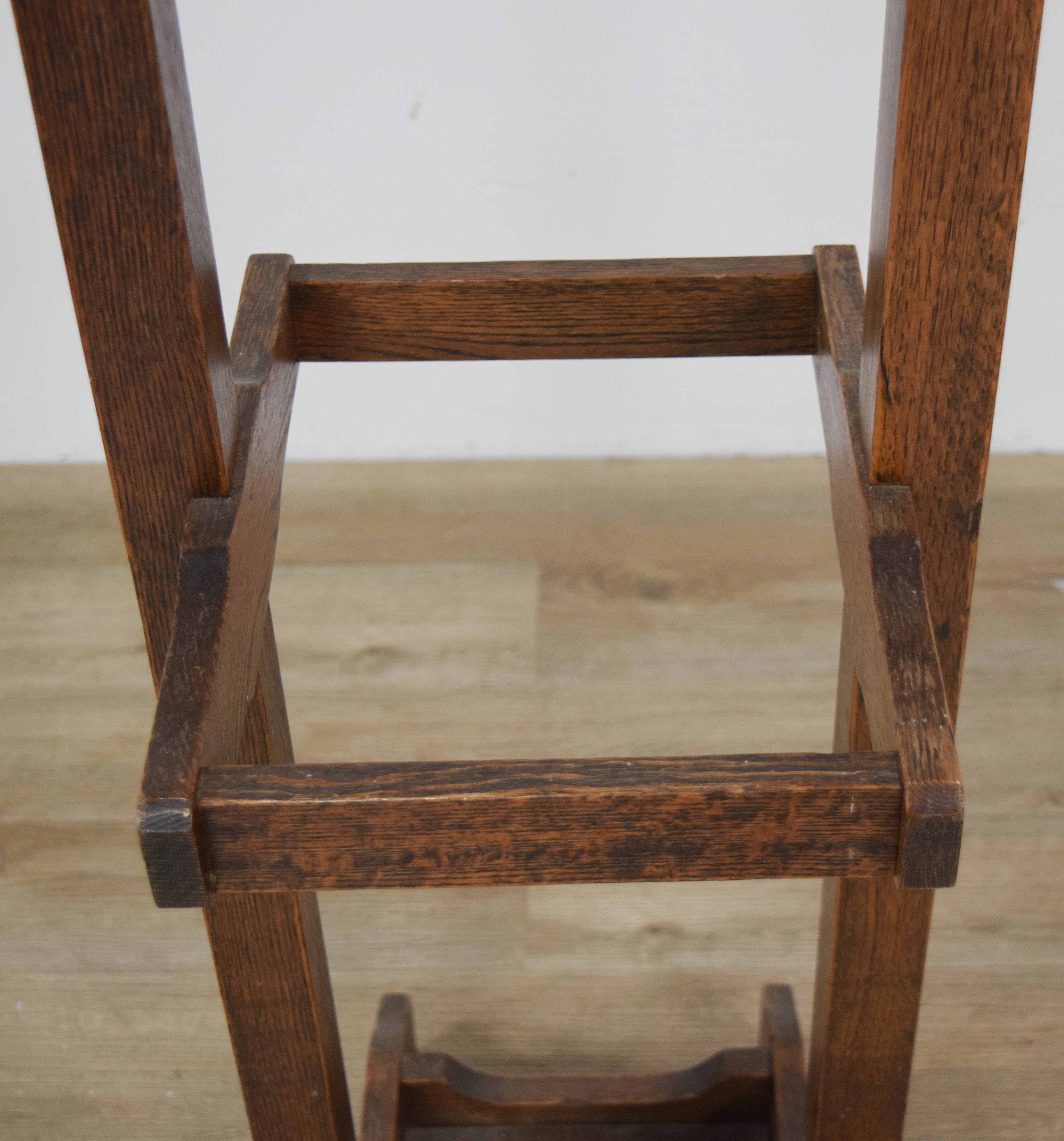 Arts and Crafts Oak Hall Stand