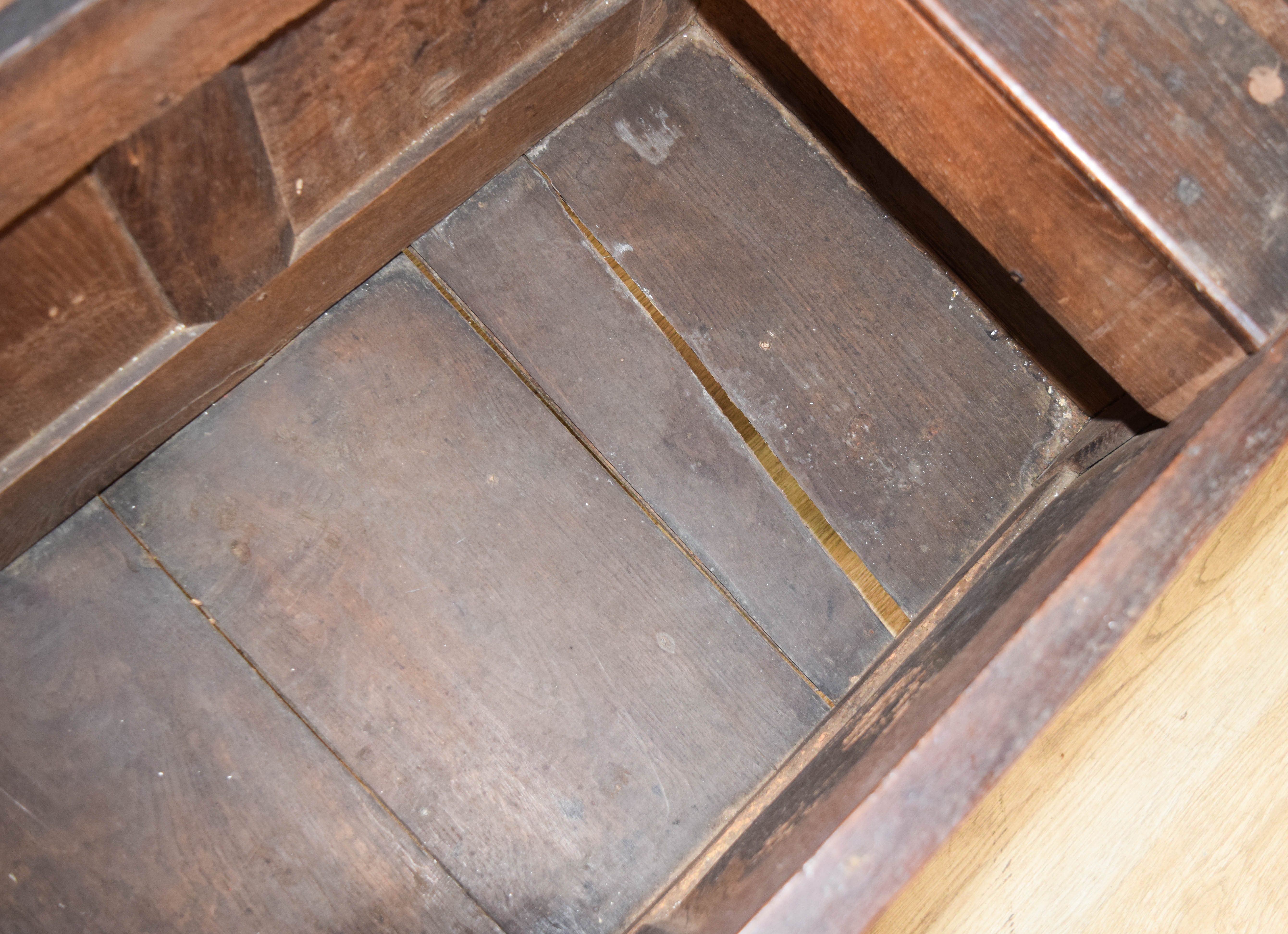 Jacobean Carved Joined Oak Blanket Chest
