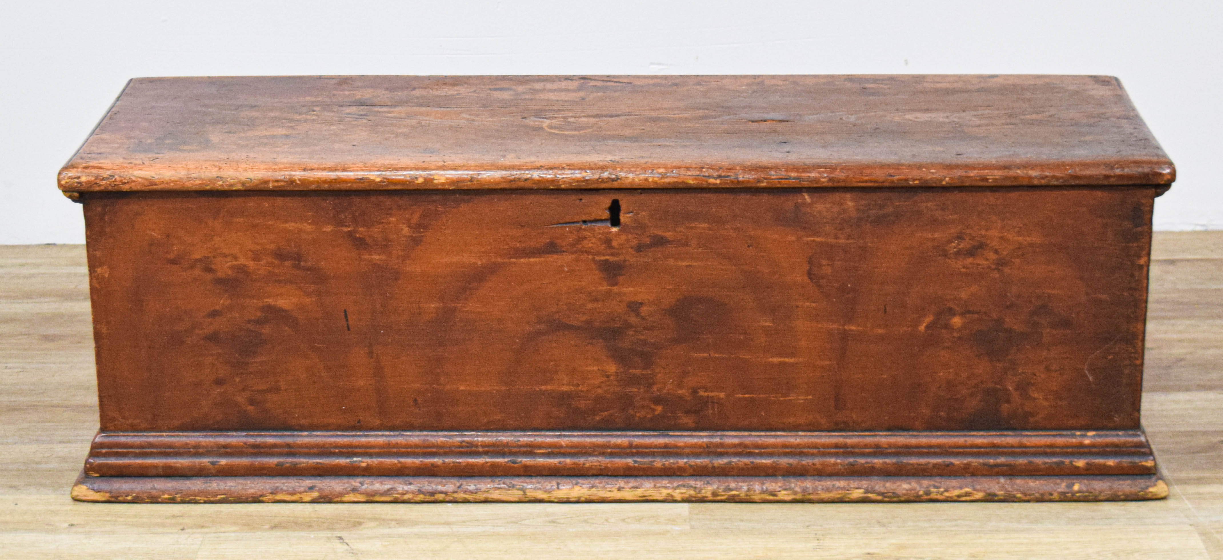 American Country Primitive Pine Blanket Chest