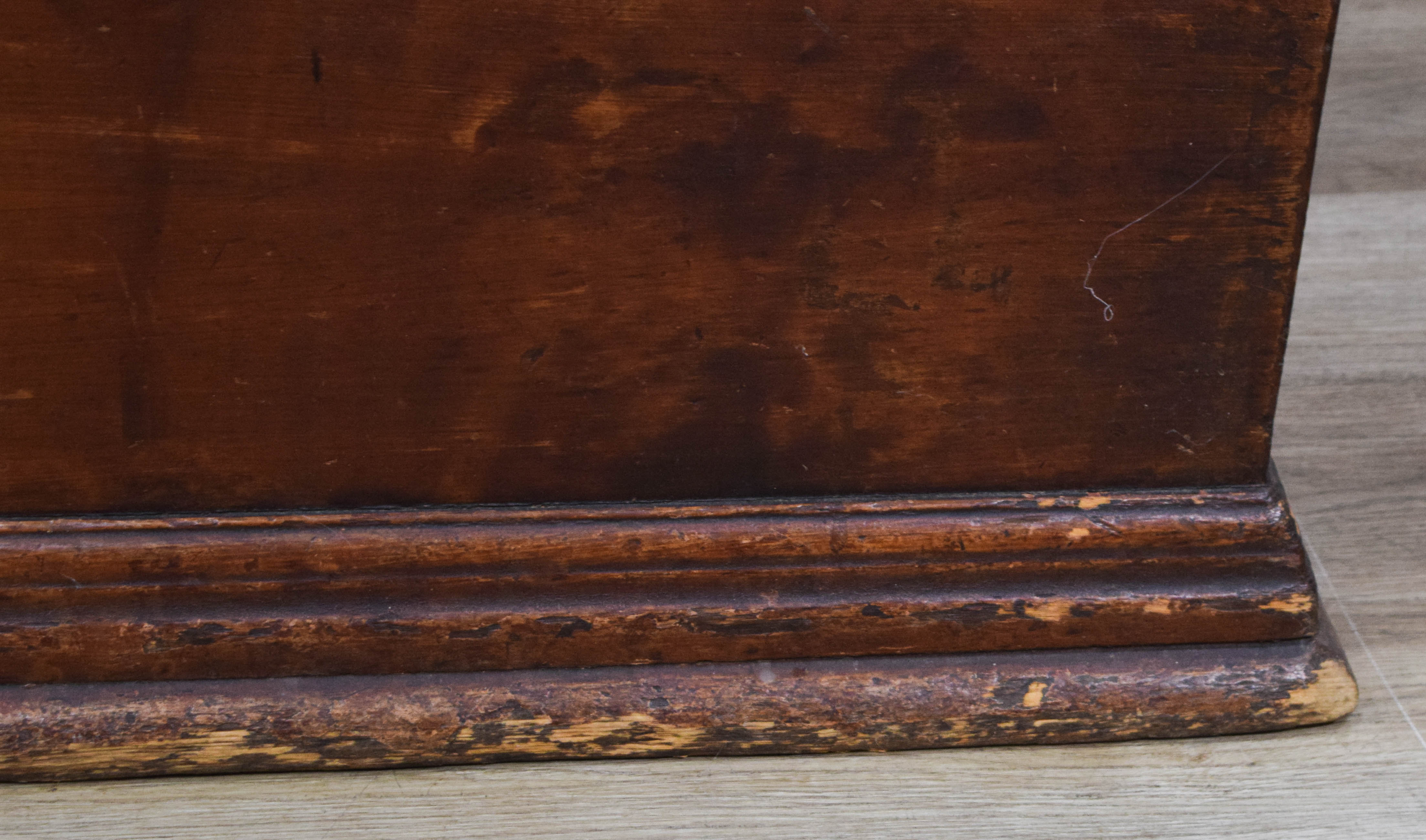 American Country Primitive Pine Blanket Chest