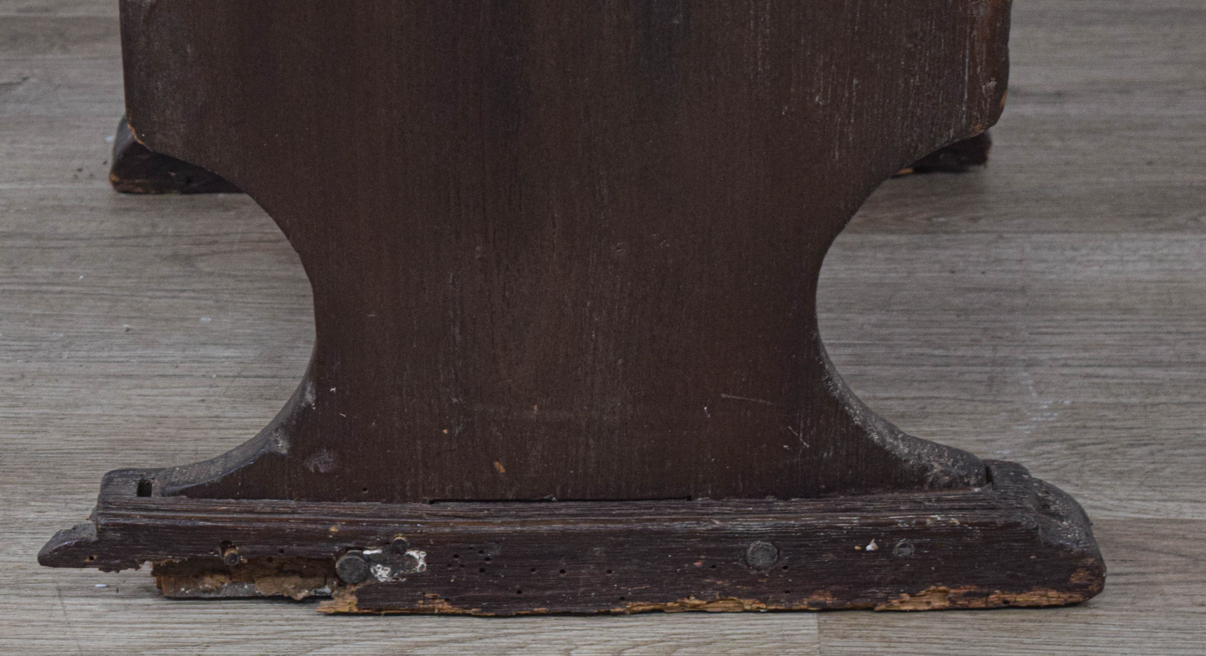 American Primitive Wood Hutch Chair-Table