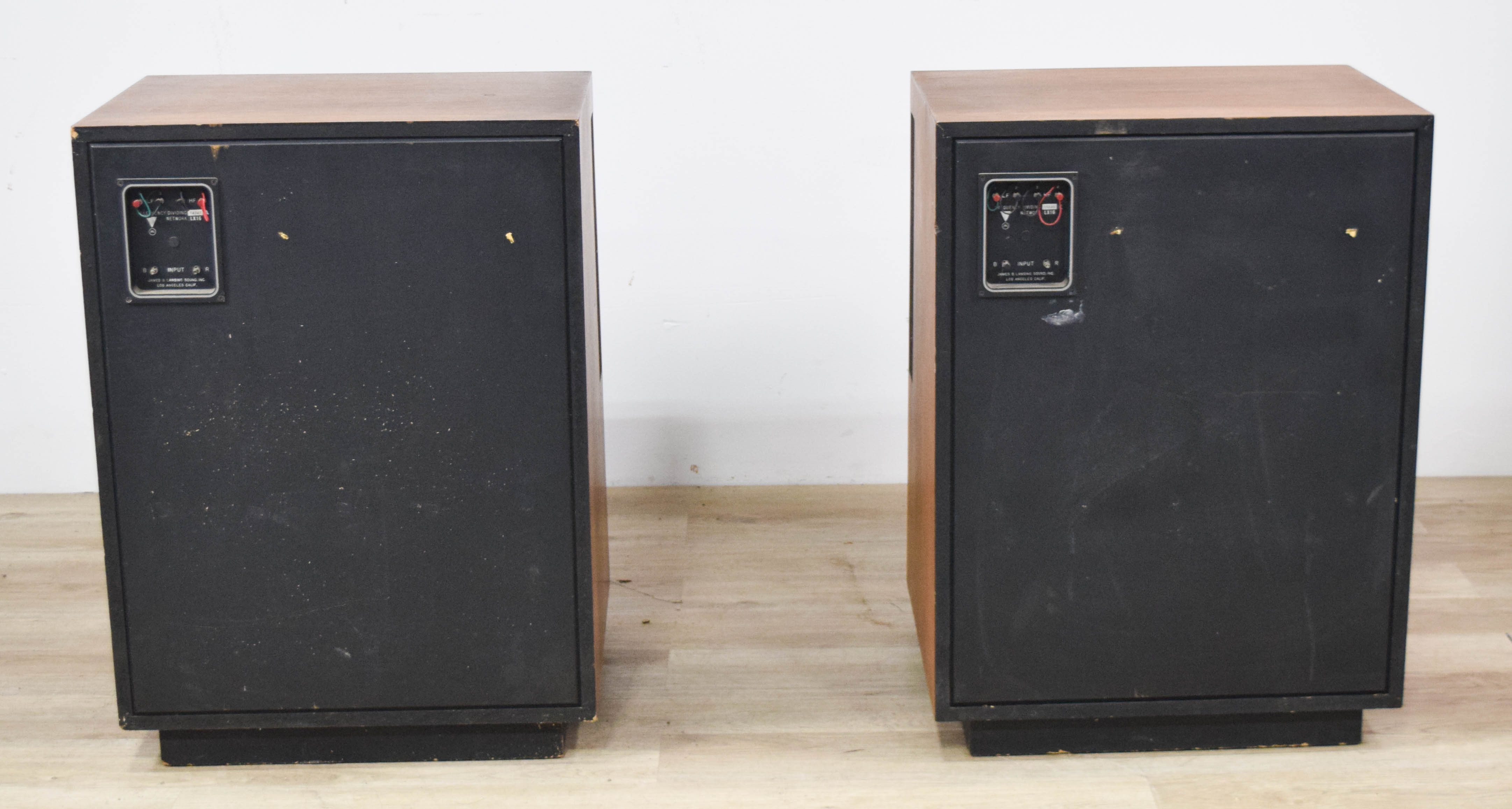Pair of JBL L200 Studio Master Walnut Floor-Standing Speakers