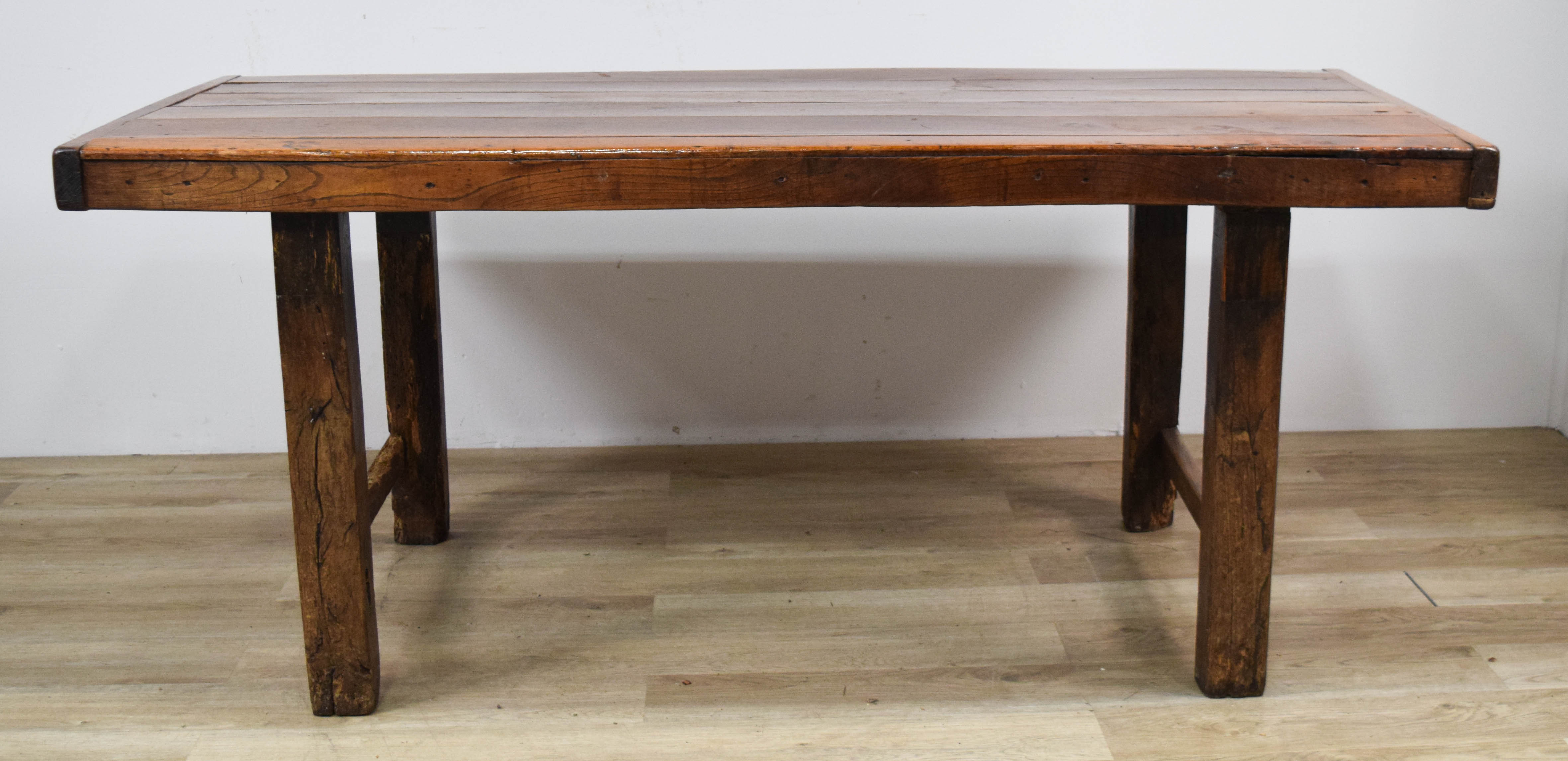 Primitive Hardwood Farmhouse Table
