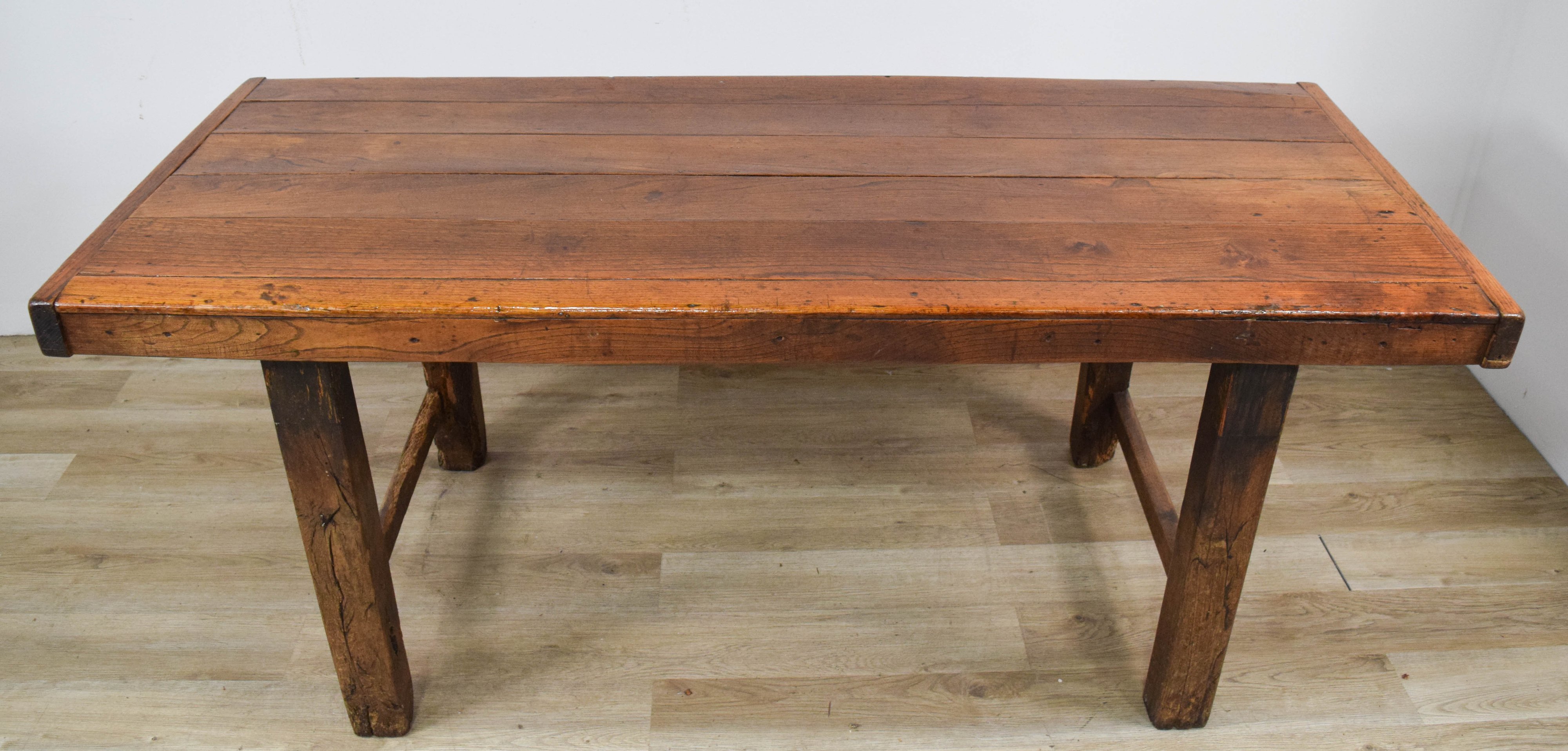 Primitive Hardwood Farmhouse Table
