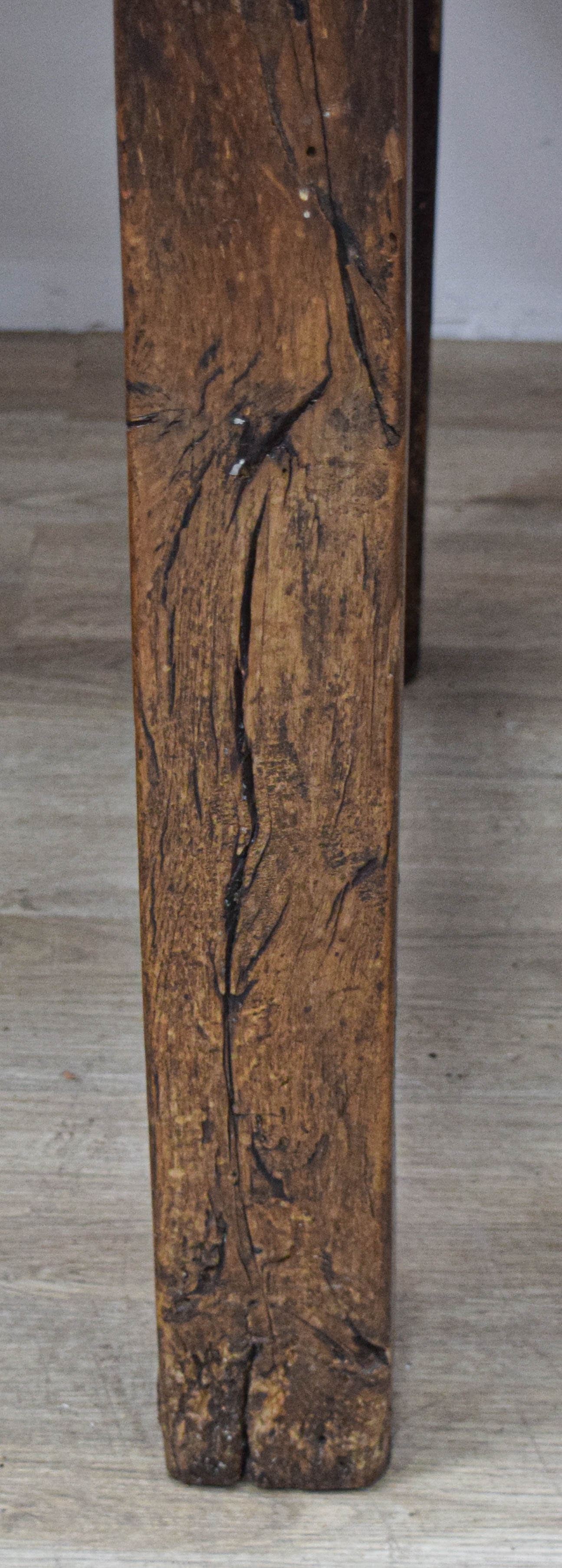 Primitive Hardwood Farmhouse Table