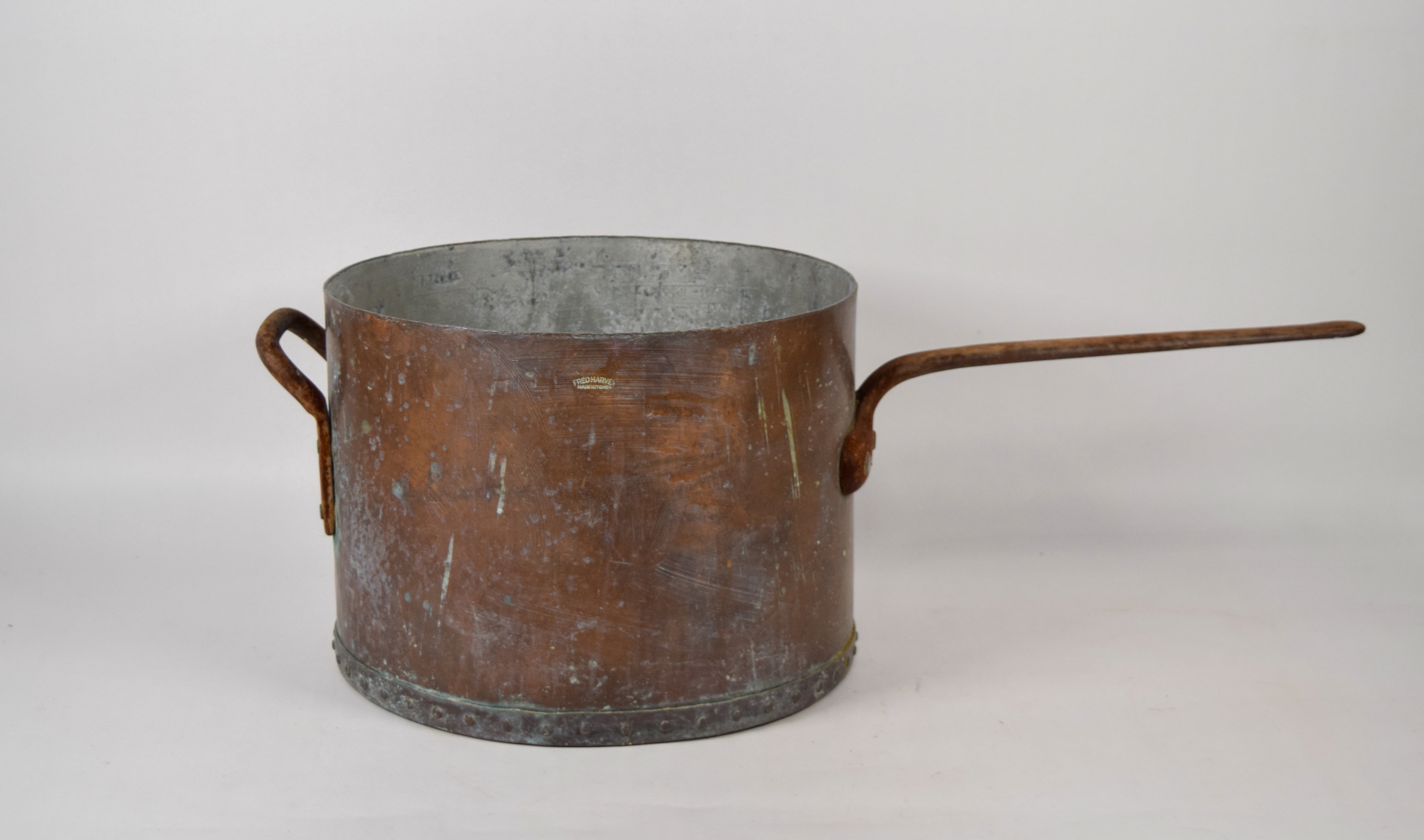 Fred Harvey Commercial Grade Copper Stockpot