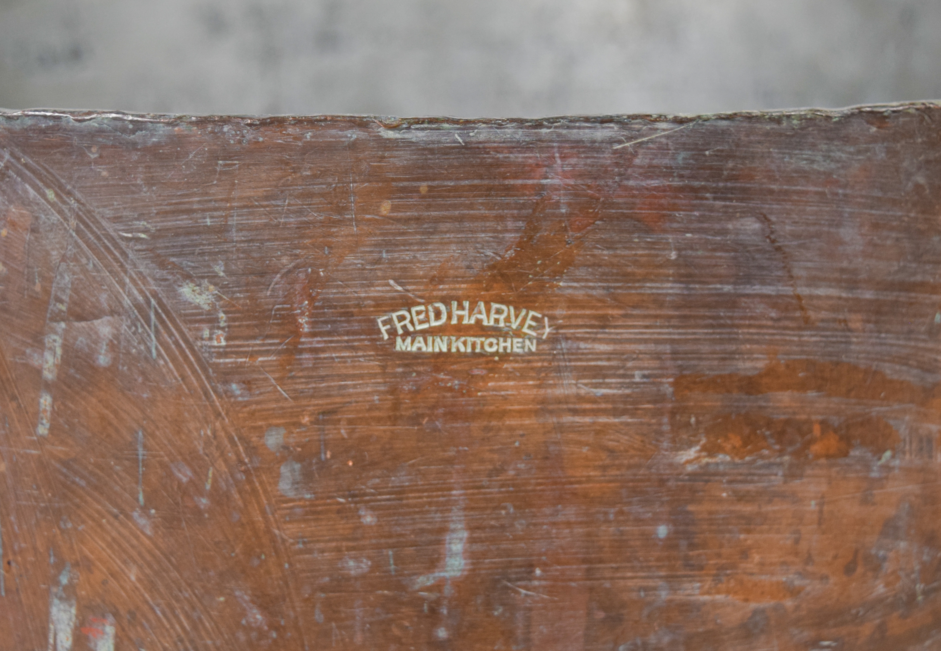 Fred Harvey Commercial Grade Copper Stockpot