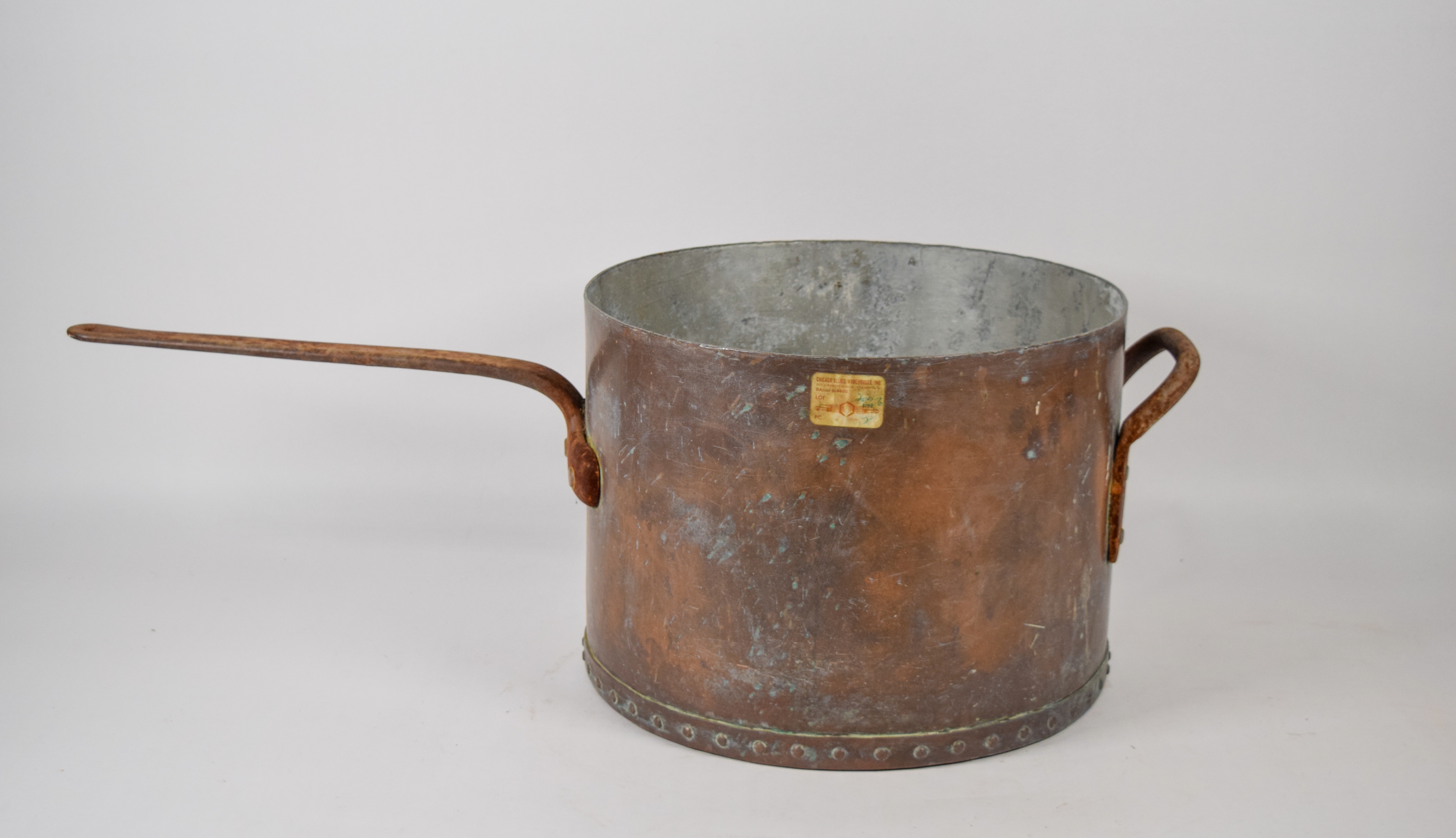 Fred Harvey Commercial Grade Copper Stockpot