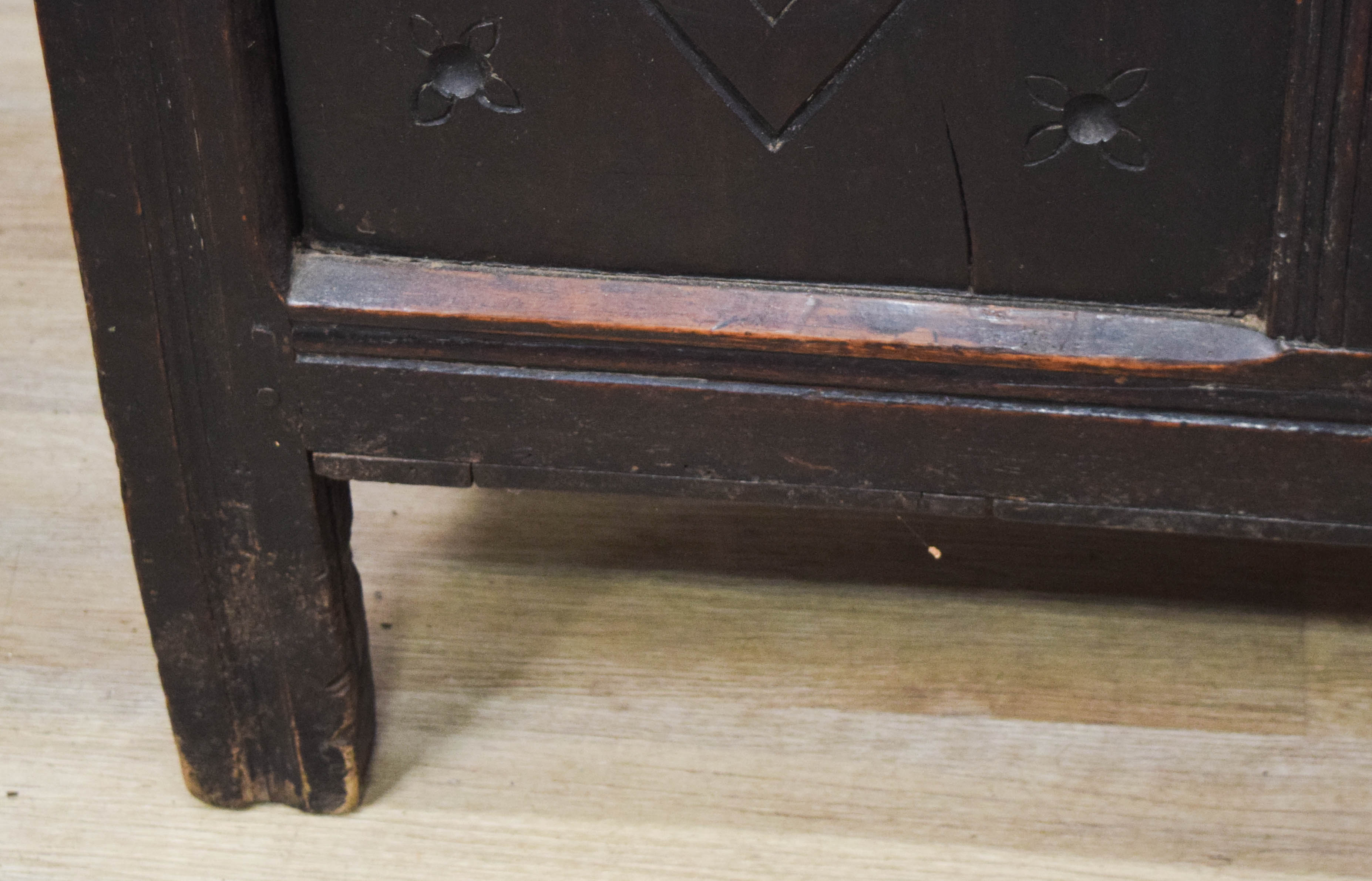 Jacobean Carved Oak Coffer