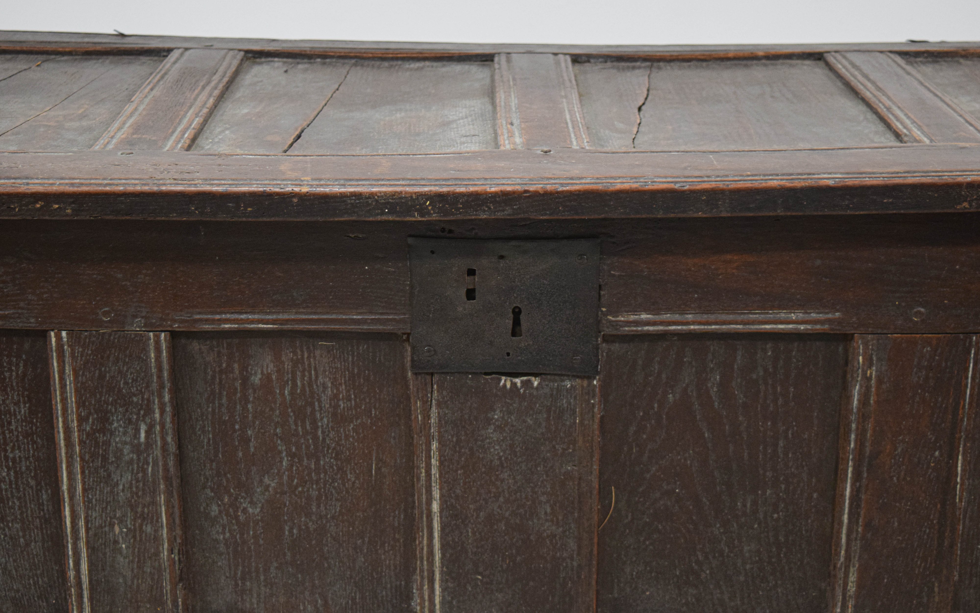 17th Century Joined Oak Coffer