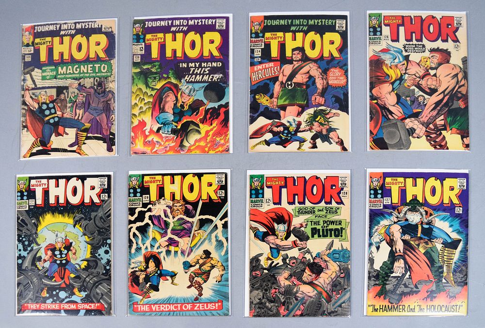 Lot 332: 8 Journey Into Mystery and Thor Comic Books