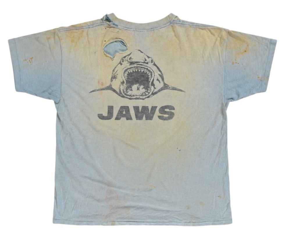 Lot 147: Peter Benchley's Jaws T-Shirt, Gift from Steven Spielberg