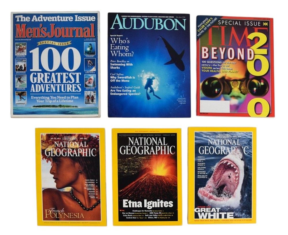 Lot 227: 6 Periodicals from Peter Benchley’s Personal Collection