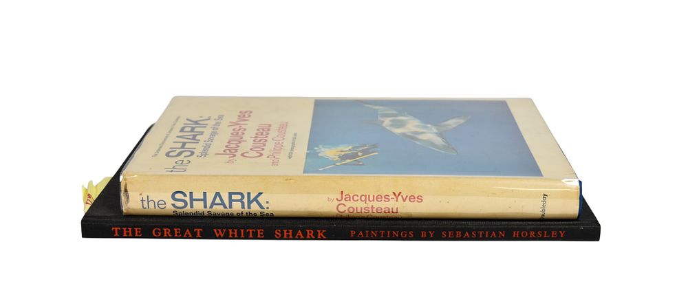 Lot 100: 2 Shark Reference Books from Peter Benchley’s Personal Library