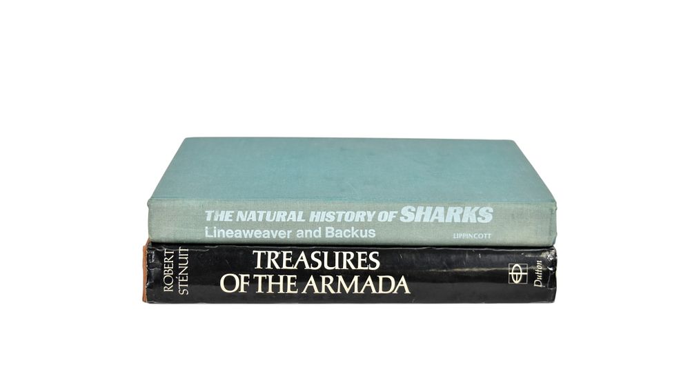 Lot 94: 2 Marine Reference Books From Peter Benchley's Personal Library