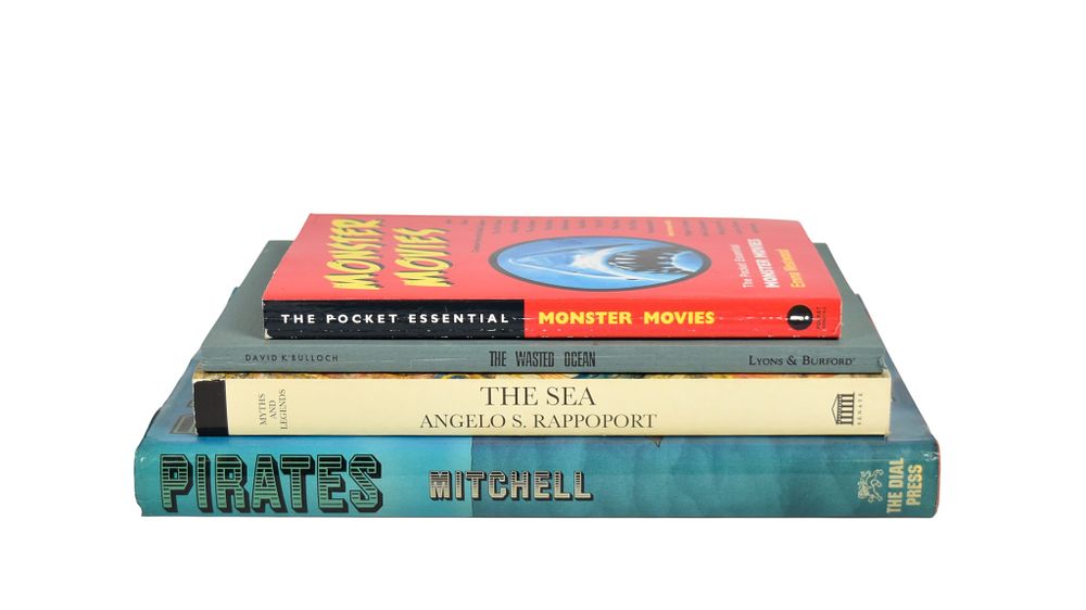 Lot 108: 4 Nautical and Film History Reference Books from Peter Benchley's Personal Library