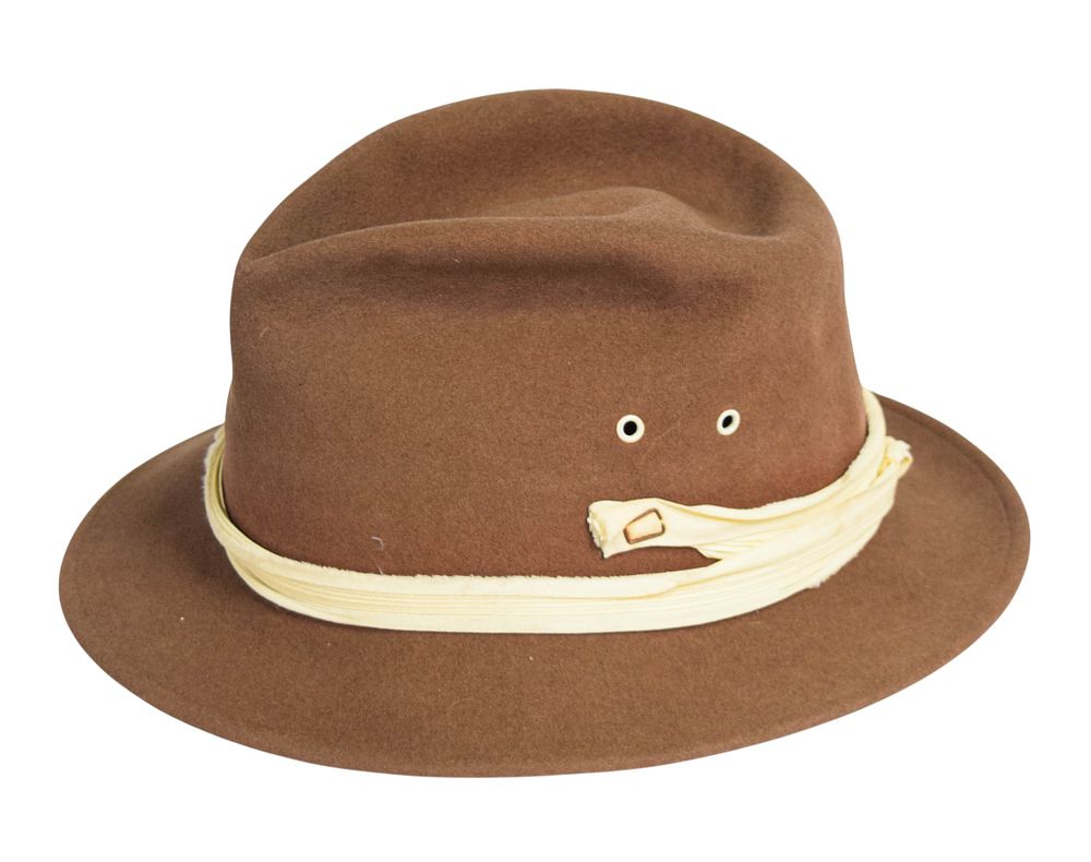 Lot 81: Peter Benchley's Brown Fur Felt Fedora