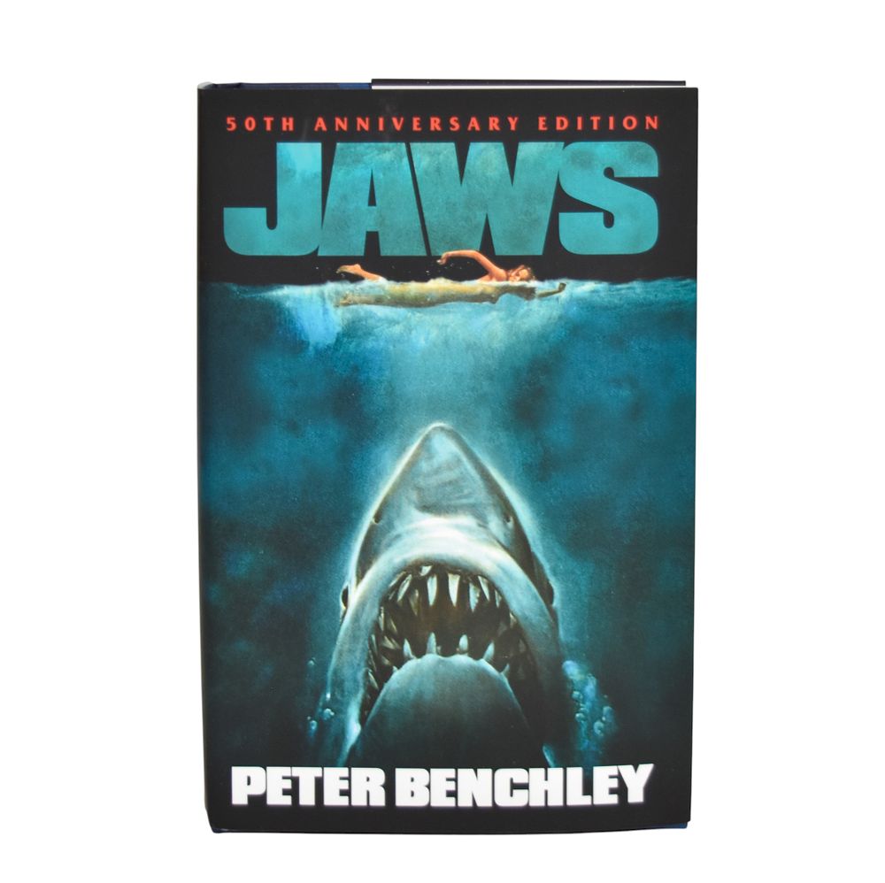 Lot 120: Jaws 50th Anniversary Hardcover Signed by Wendy Benchley