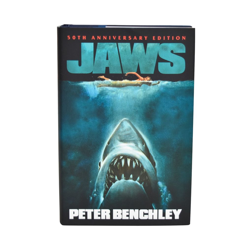 Lot 119: Jaws 50th Anniversary Hardcover Signed by Wendy Benchley