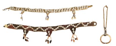 Group of 3 Papua New Guinea Ceremonial Regalia. A collection of traditional ceremonial regalia 