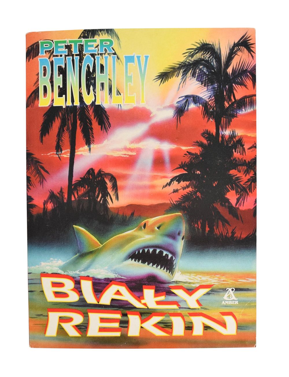 Lot 203: 2 Peter Benchley Polish Language Novels, White Shark and The Island
