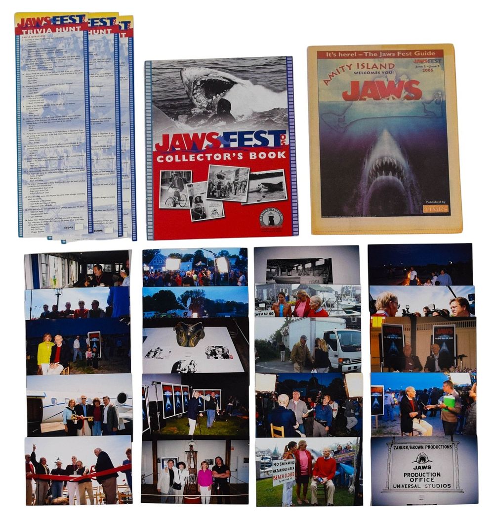 Lot 163: JawsFest 05 Ephemera and Photography Collection