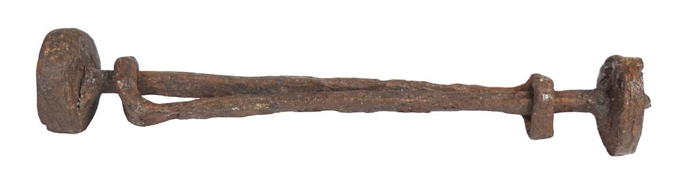 Lot 288: 18th Century Iron Naval Expanding Bar Shot