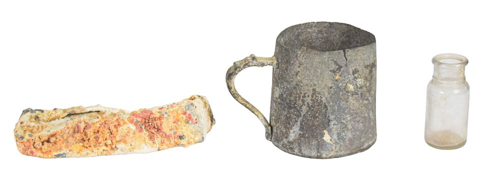 Lot 269: 3 Spanish Colonial Marine Salvage Artifacts