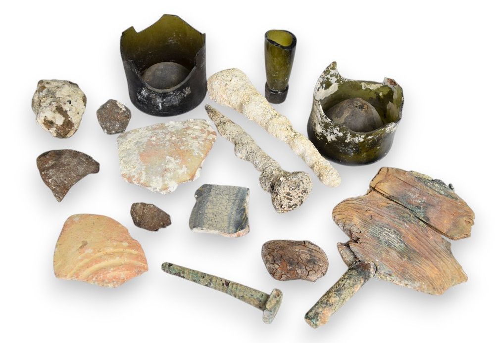Lot 291: Bermuda Shipwreck Artifacts Recovered by Peter and Wendy Benchley