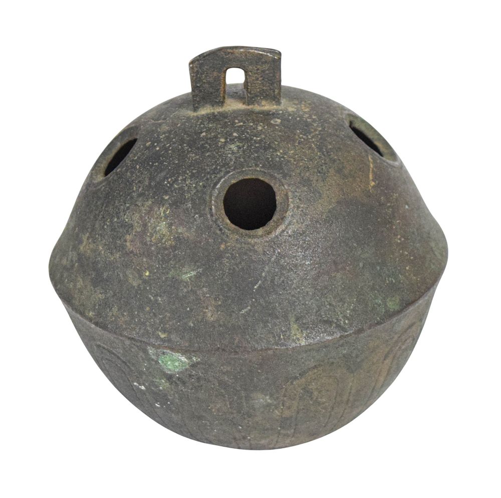 Lot 287: Antique Cast Bronze Crotal Sleigh Bell