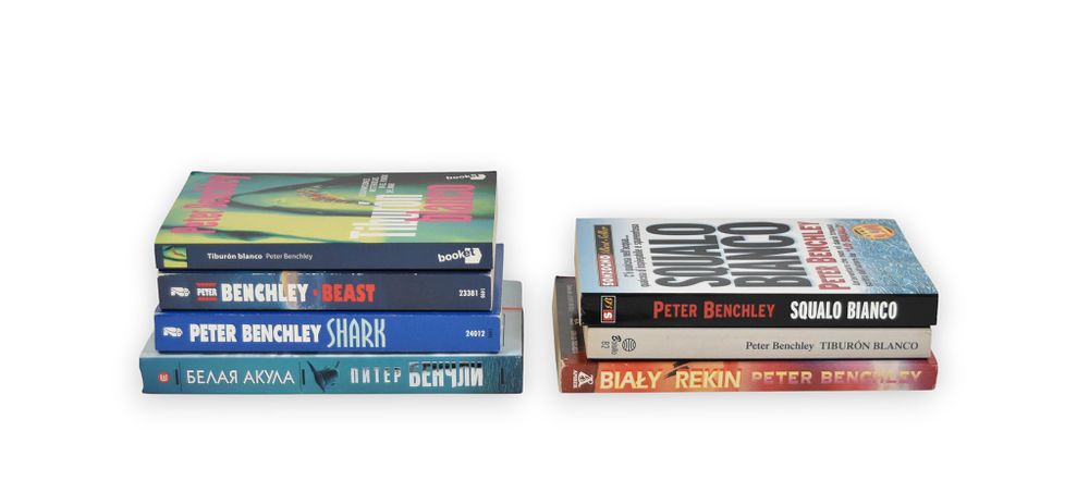 Lot 205C: 7 Peter Benchley Foreign Language Books