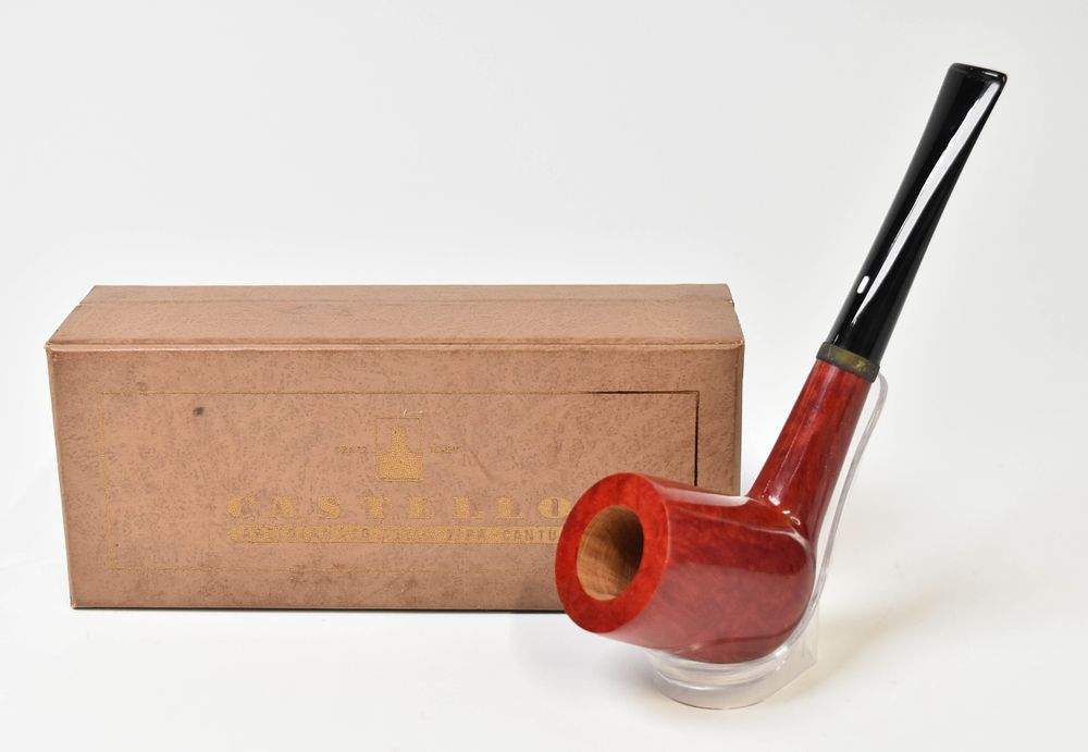 Lot 208: Castello Briar Tobacco Pipe with Original Box, Unsmoked