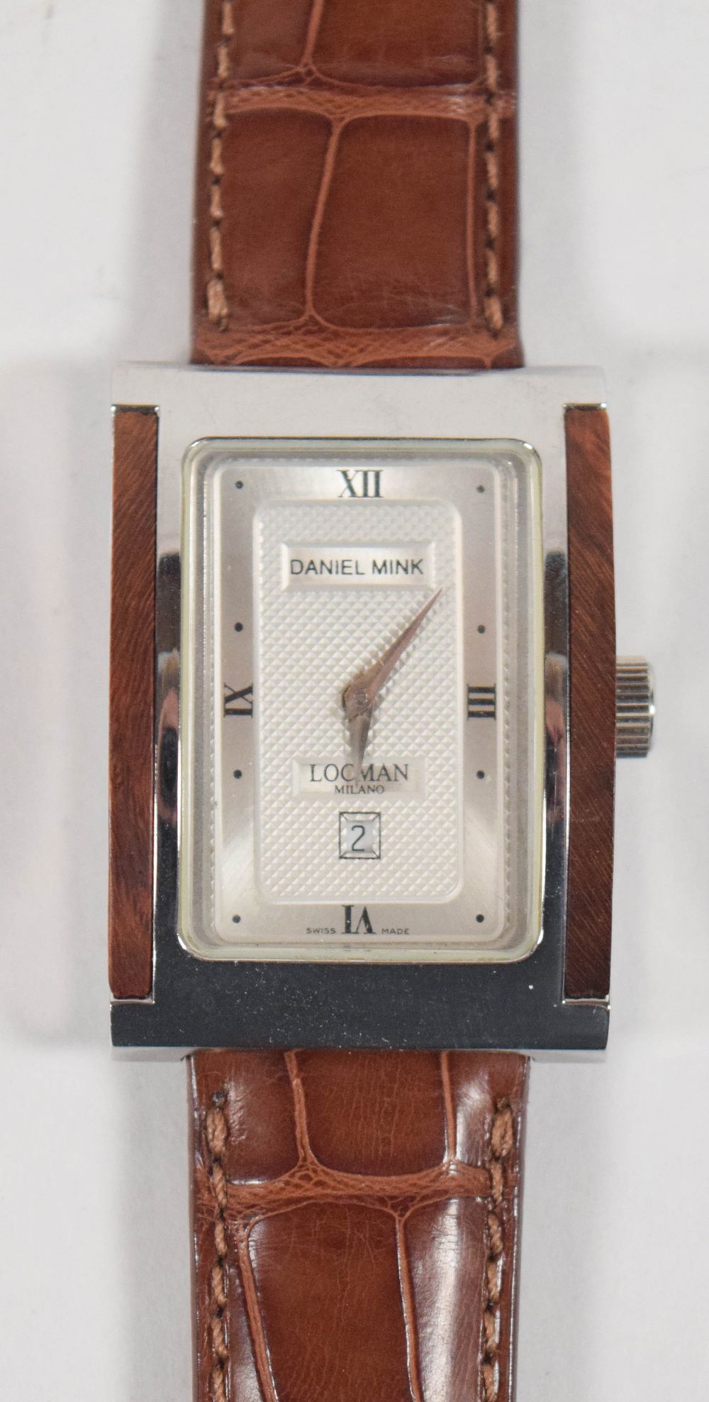 Lot 160: Daniel Mink Locman Milano Stainless Steel Giannutri Automatic Wristwatch