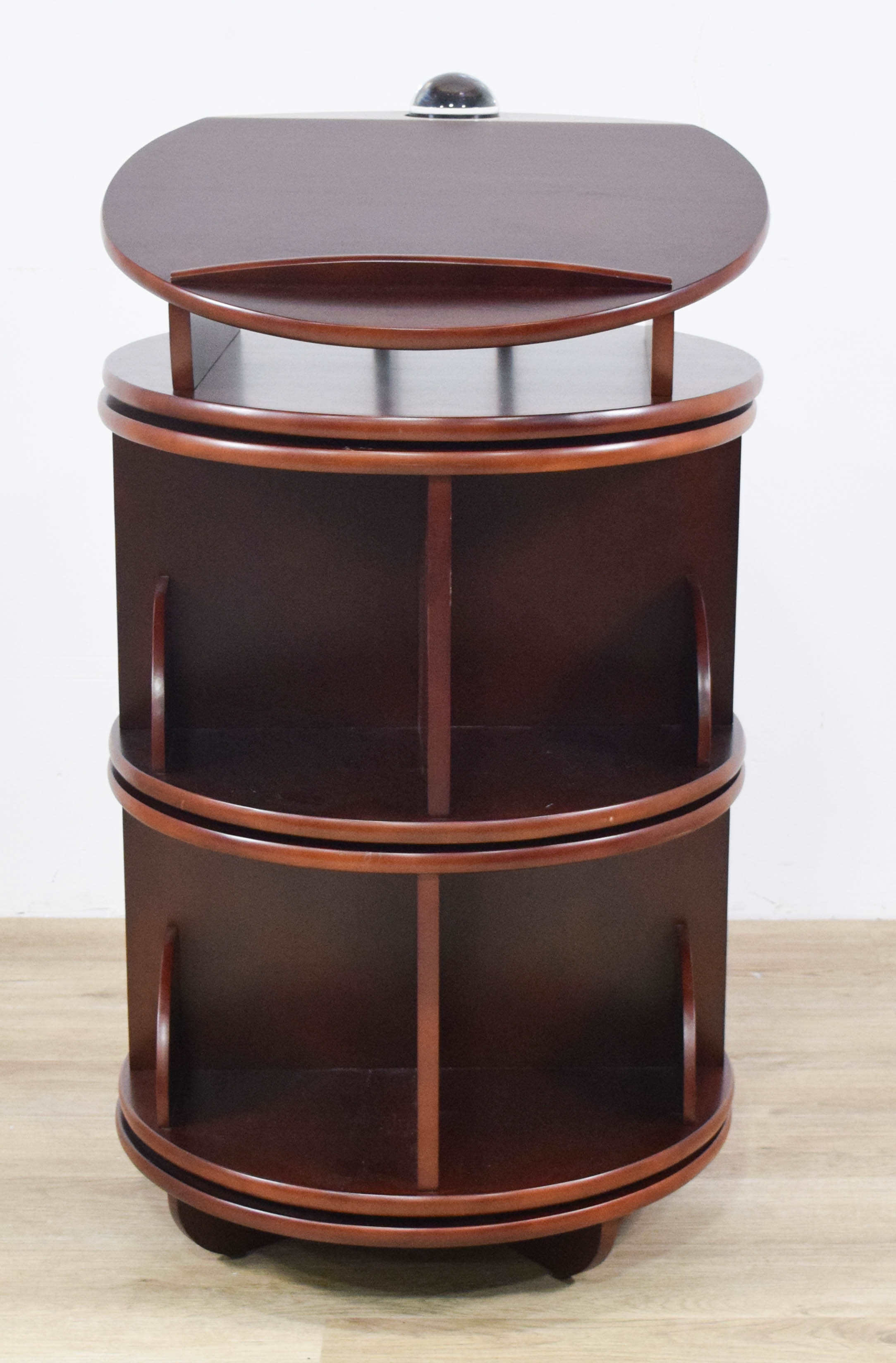 Levenger Carousel Bookcase With Oculus