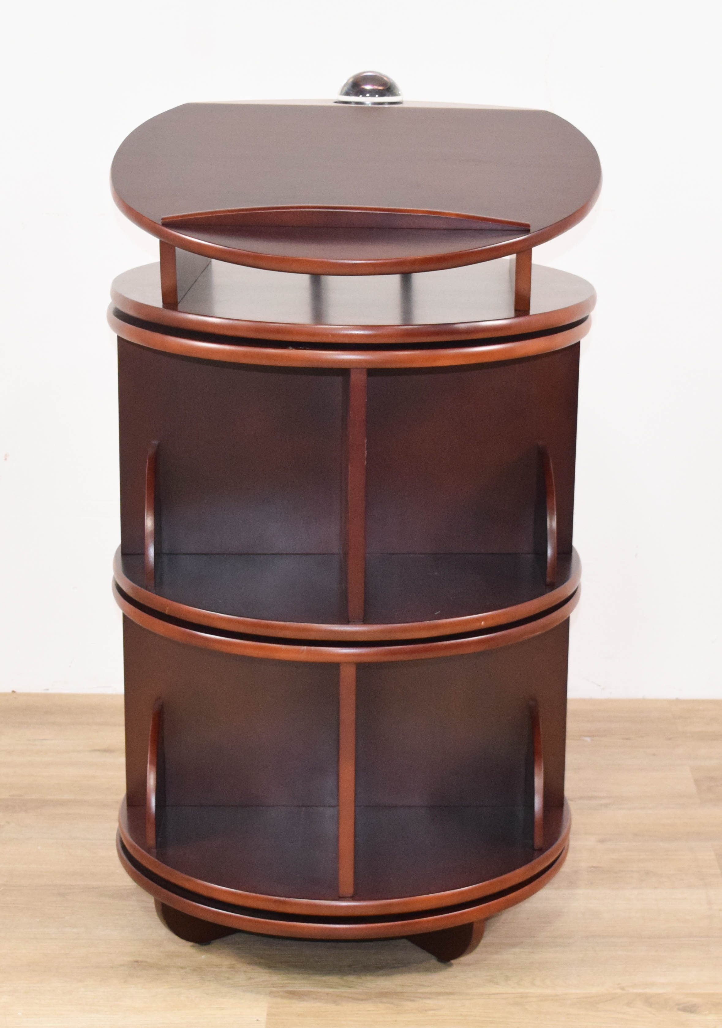 Levenger Carousel Bookcase With Oculus