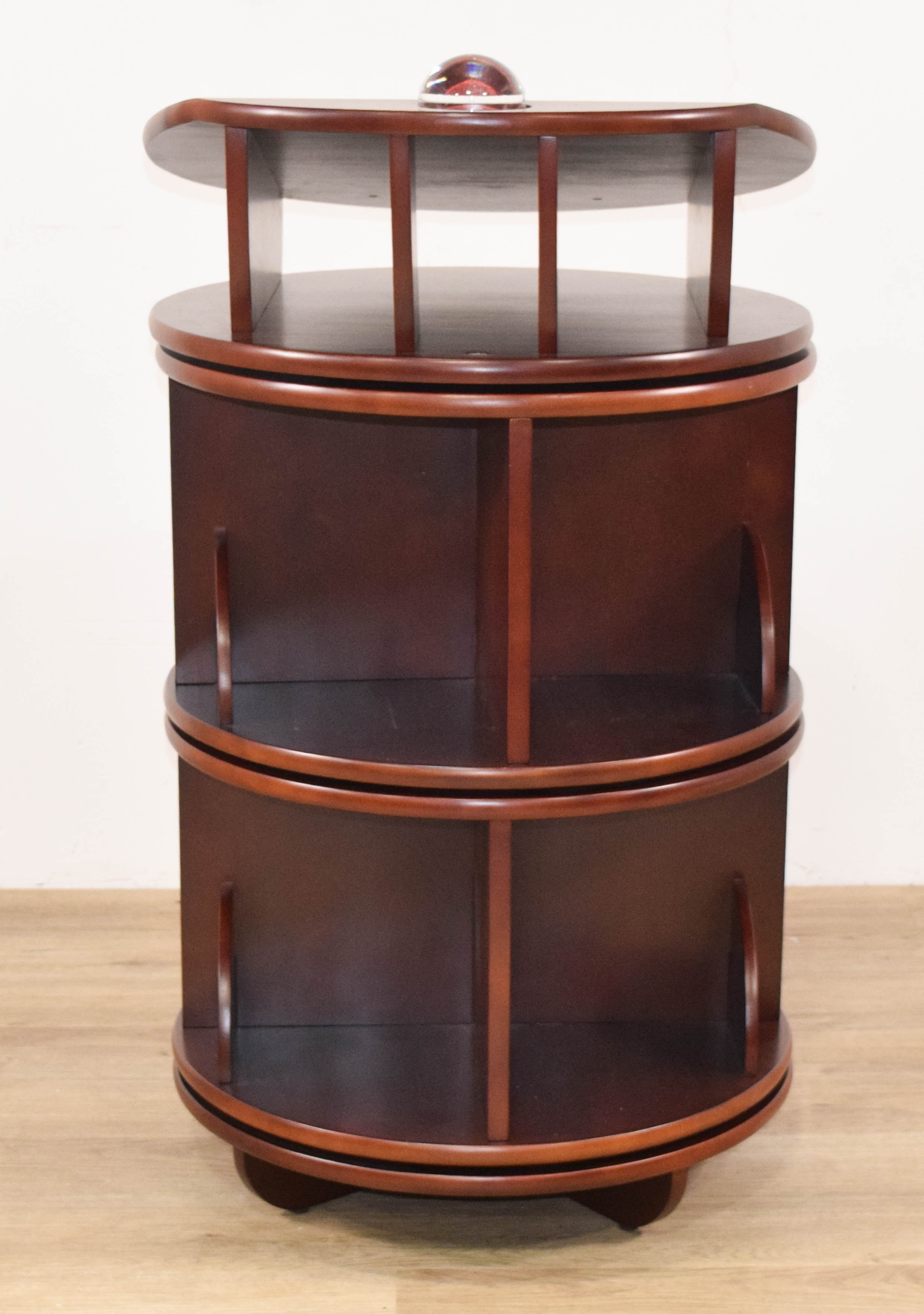 Levenger Carousel Bookcase With Oculus