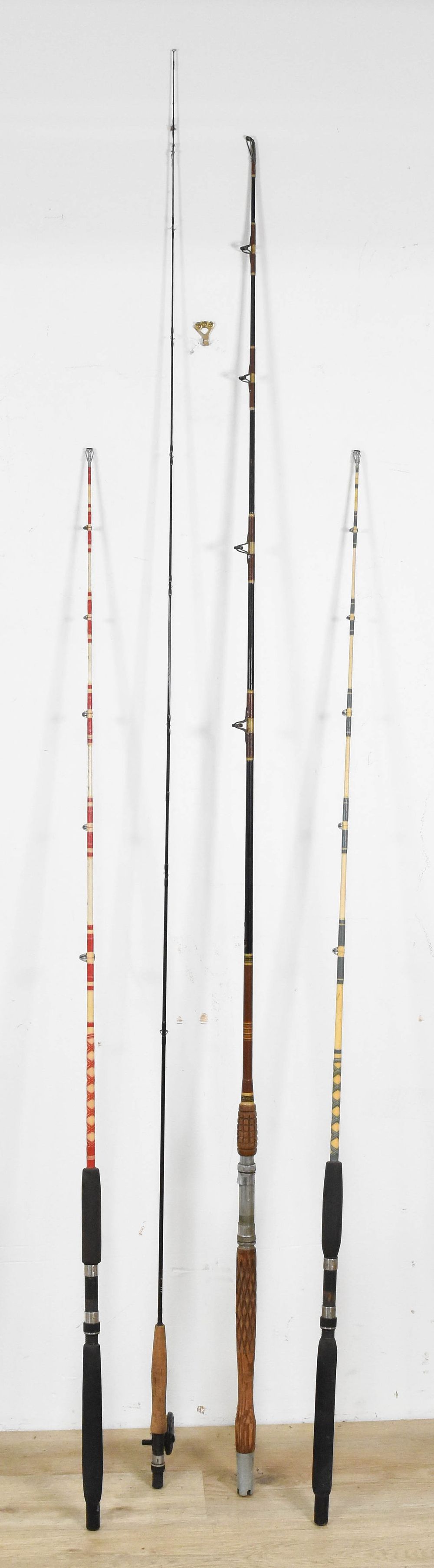 Lot 182: 4 Albright and Fuji Style Fishing Rods Including Fly Fishing Outfit