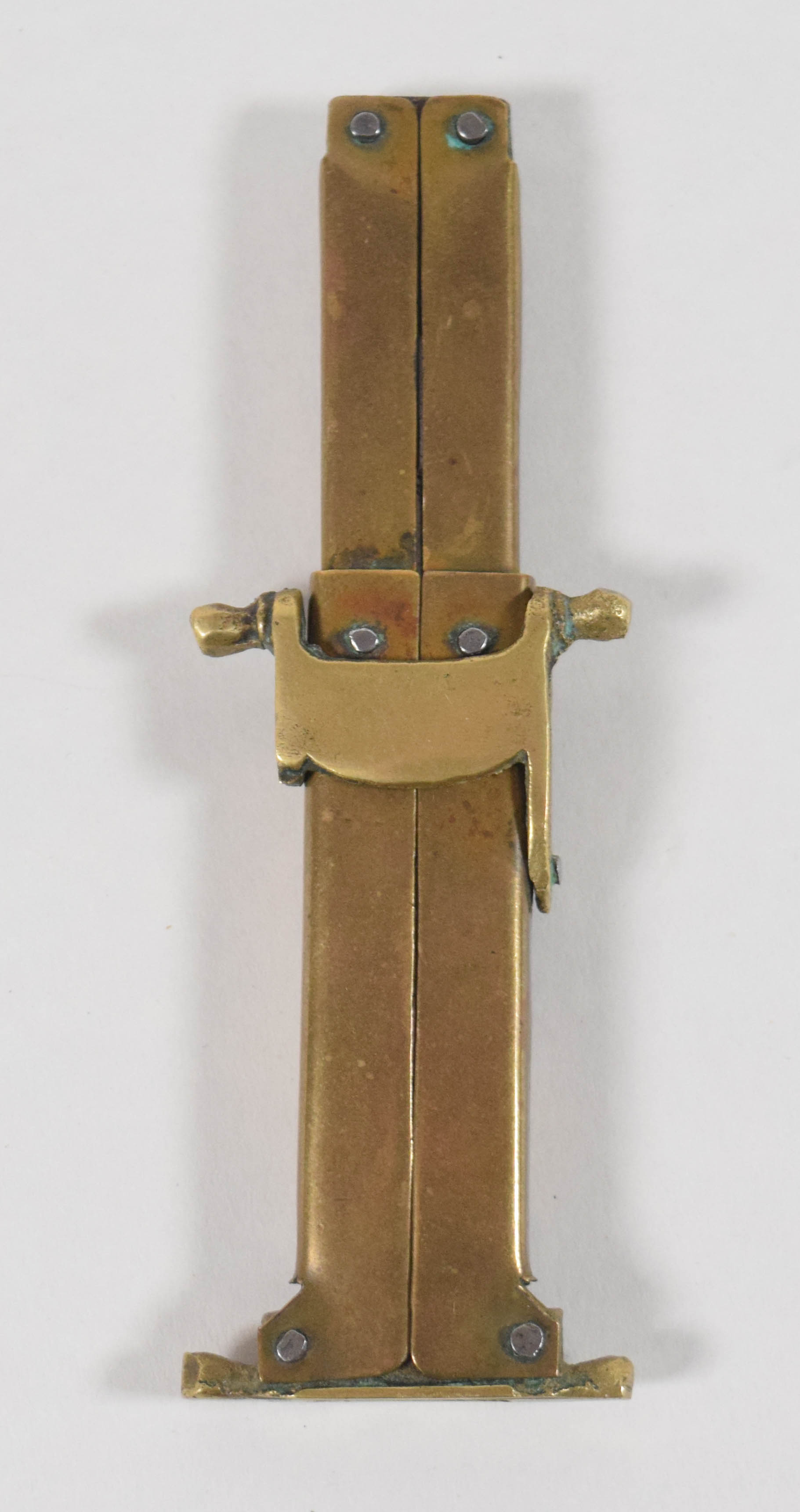 Brass Pantographic Folding Knife