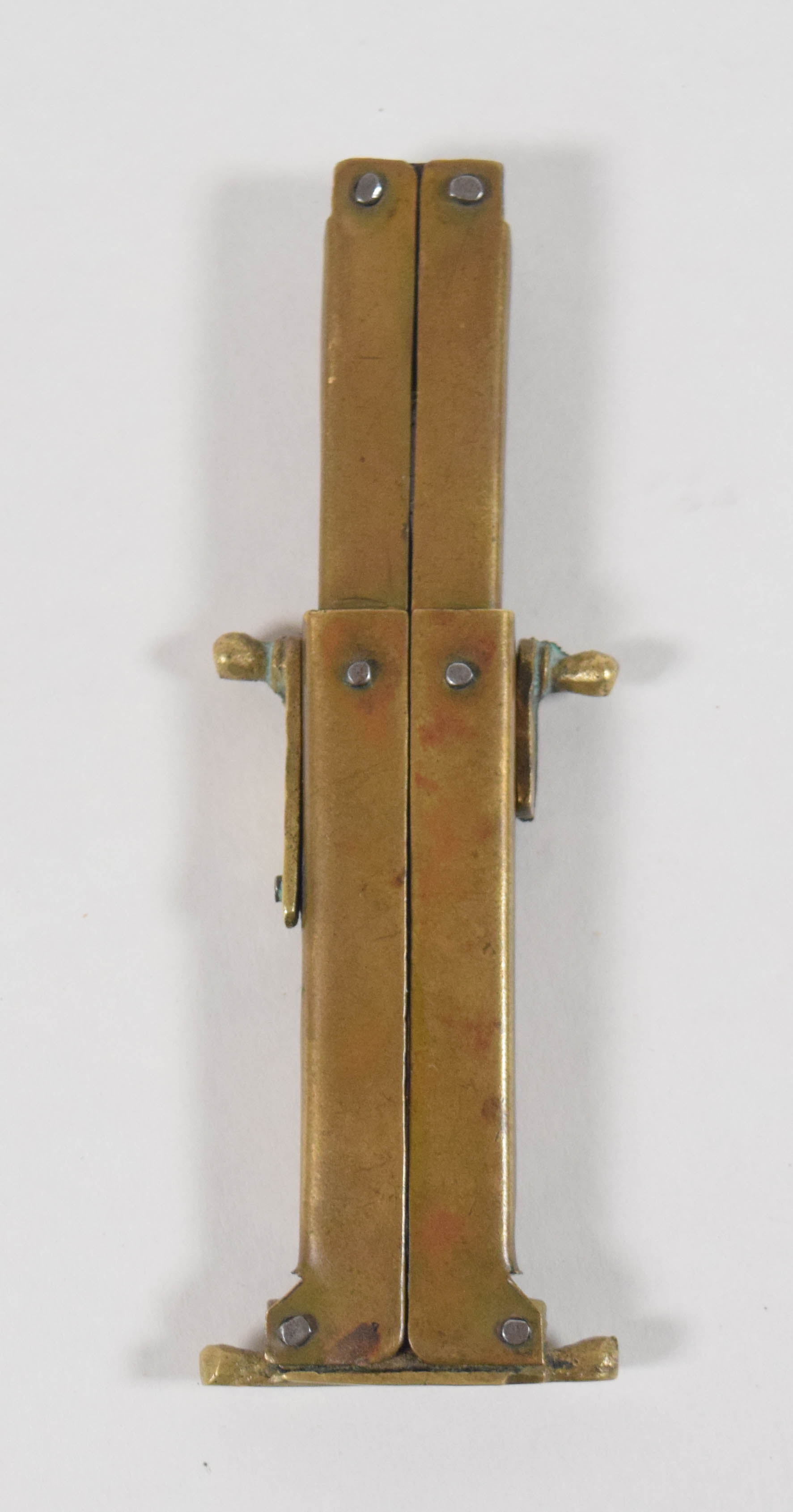 Brass Pantographic Folding Knife
