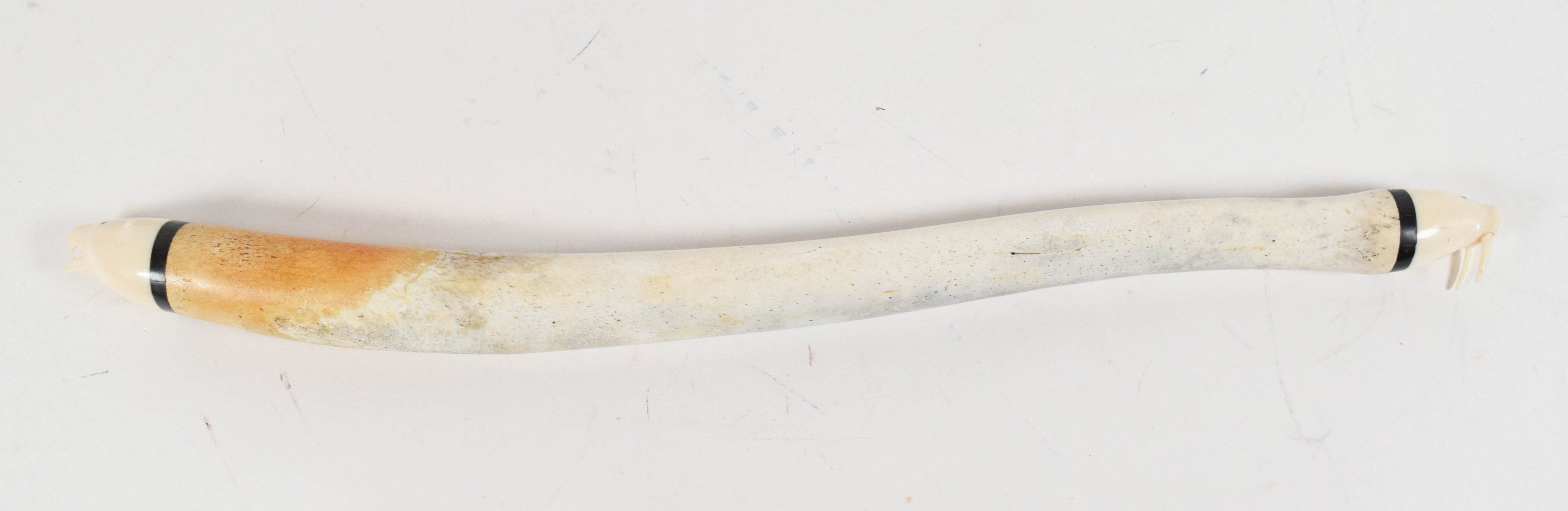 Pelewook Alaskan Inuit Carved Walrus Oosik