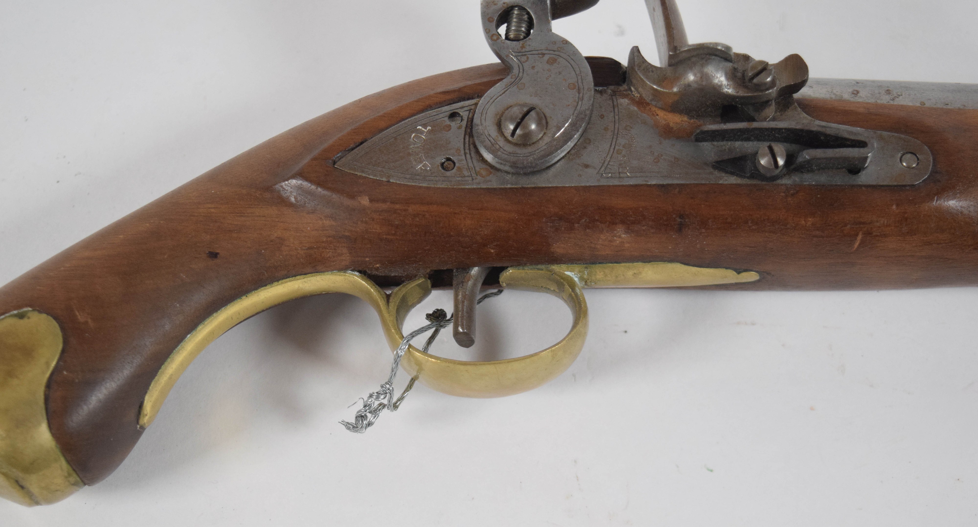 Tower Flintlock Replica Muzzleloading Pistol with 9 Inch Barrel