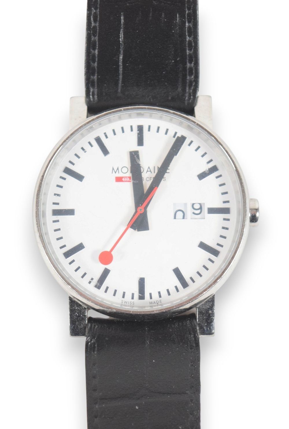 Lot 164: Mondaine Stainless Steel Official Swiss Railways Wristwatch
