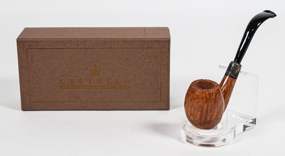 Lot 216: Castello Briar Wood Fiammata Collection Tobacco Pipe, Unsmoked