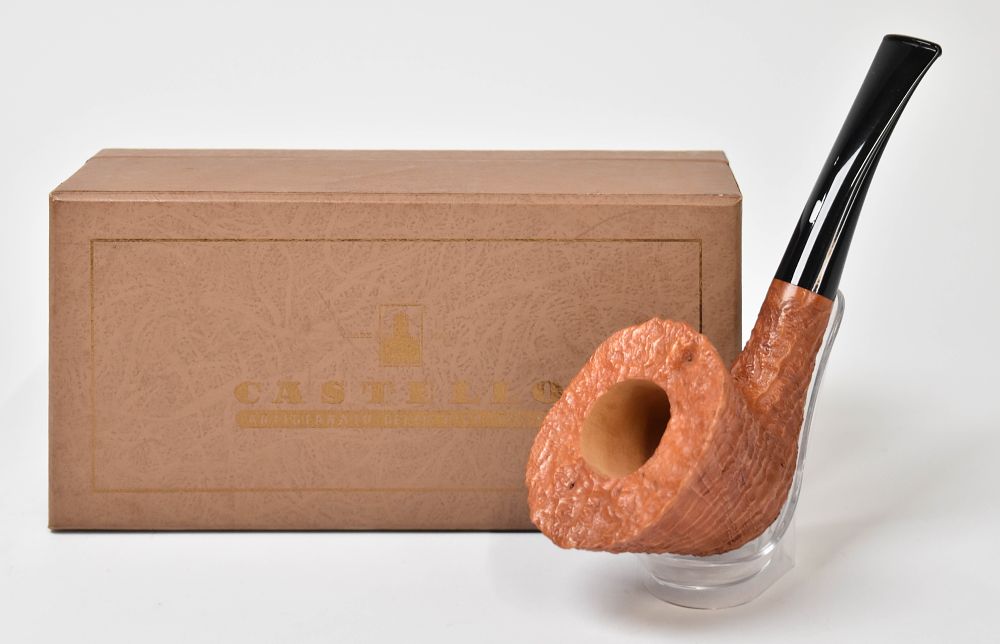 Lot 219: Castello Briar Wood Old Antiquari Great Line Tobacco Pipe, Unsmoked